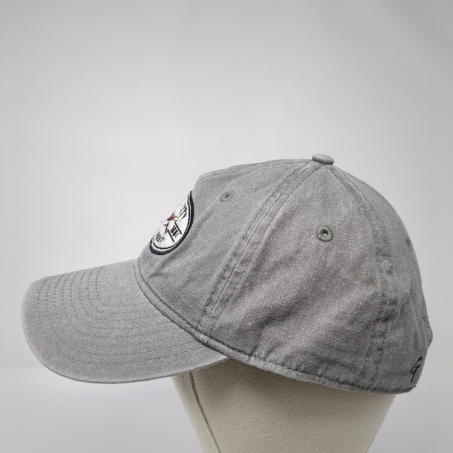 Park City Est 1884 Elev. 10,026Ft Slideback Hat Gray OS Adjustable 6 Panel Gear