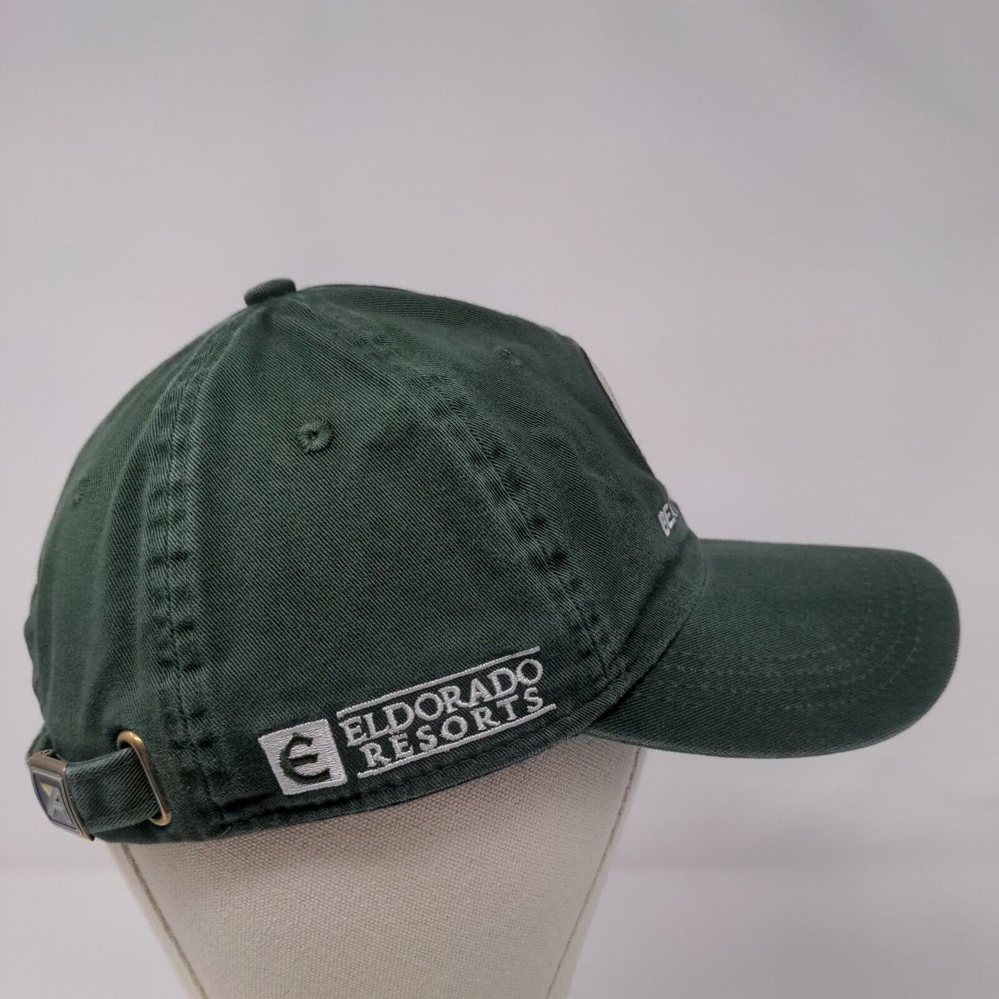 Beat The Boss Slideback Hat Green OSFA Classic Cut Eldorado Resort Casino