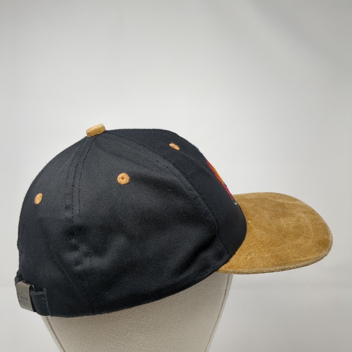 Camp Wilson Bbq Slideback Hat Black OS Adjustable Embroidered 6 Panel Nissin