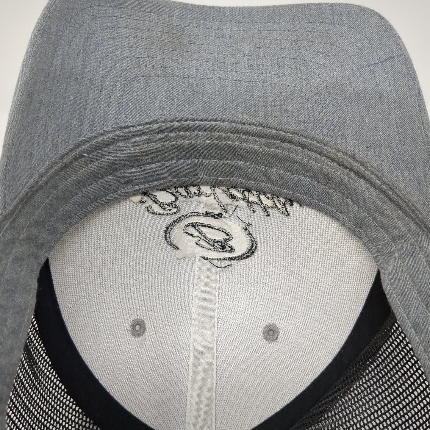 Barletta Sports Snapback Trucker Hat Gray One Size Mesh Back Richardson