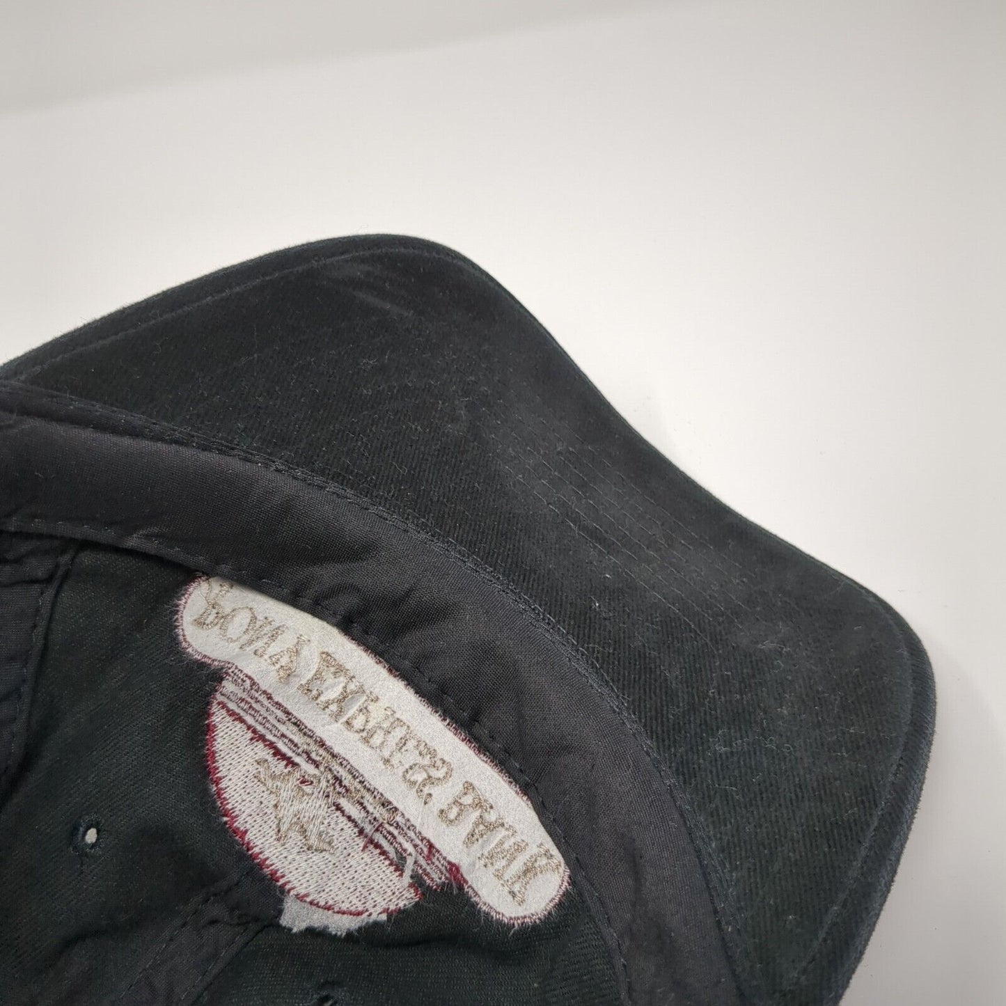 Pony Express Bank Slideback Hat Black One Size Adjustable Embroidered Sportsman