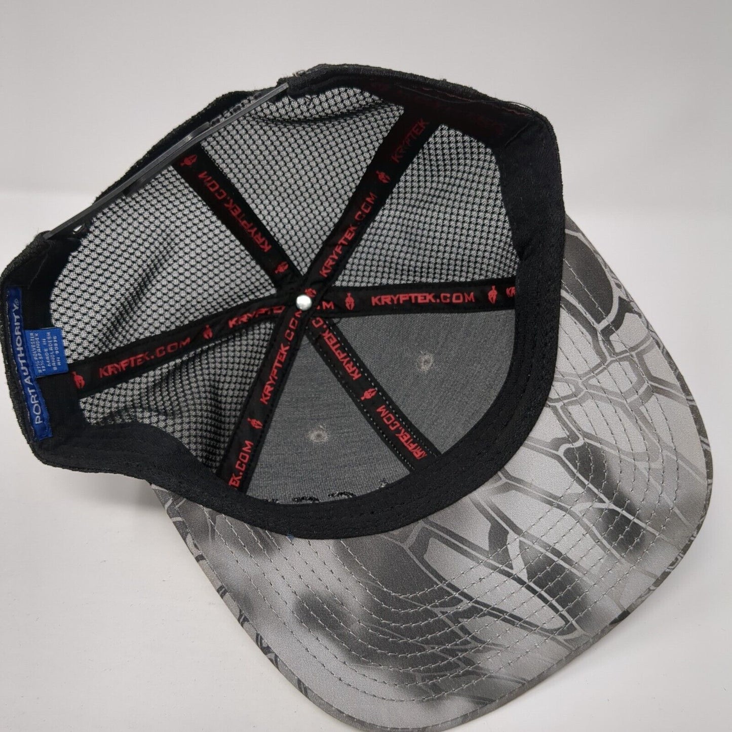 Concrete Construction Supply Snapback Trucker Hat Camo One Size Mesh Back