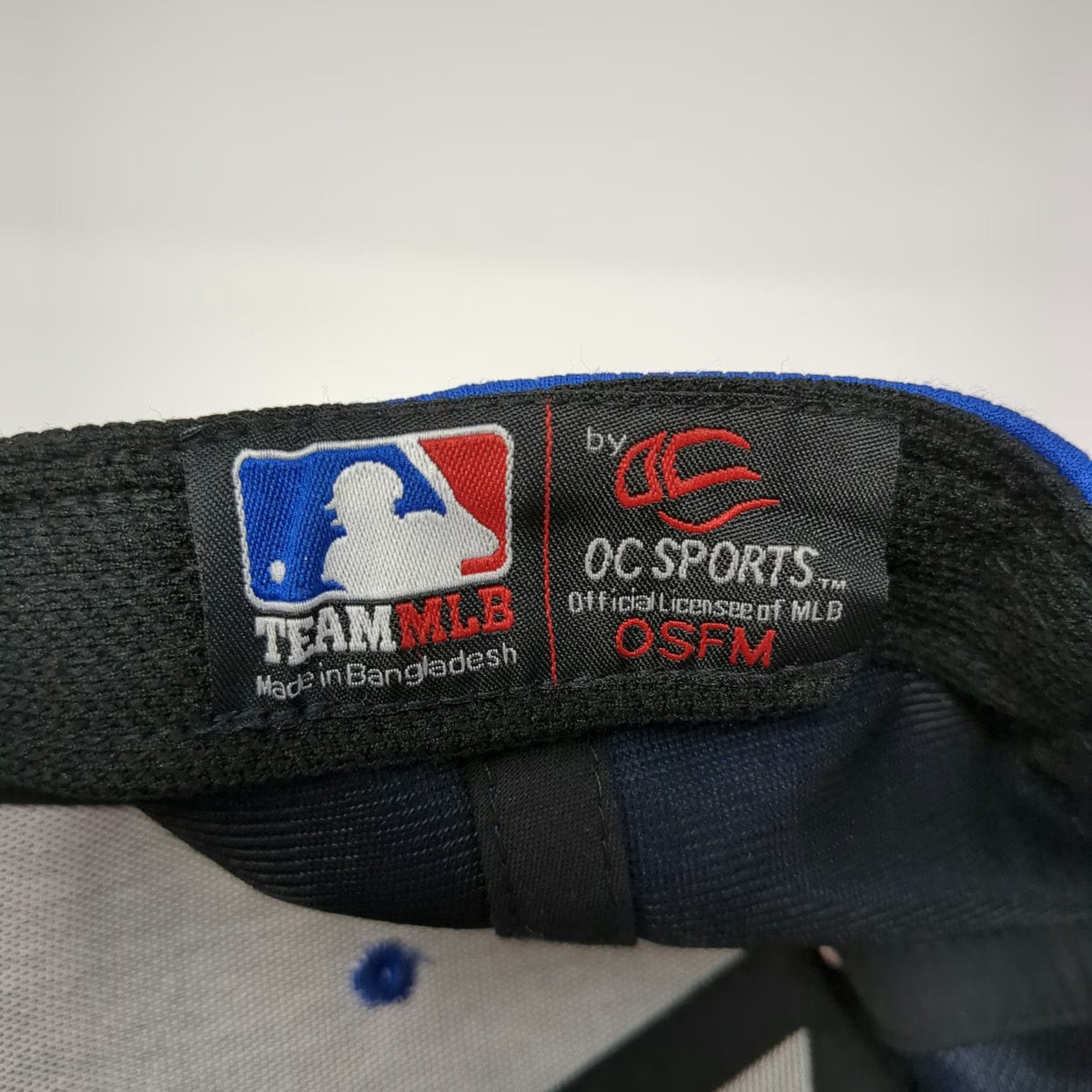 OC Sports Chicago Cubs MLB Blue One Size Baseball Cap Strapback Embroidered Hat