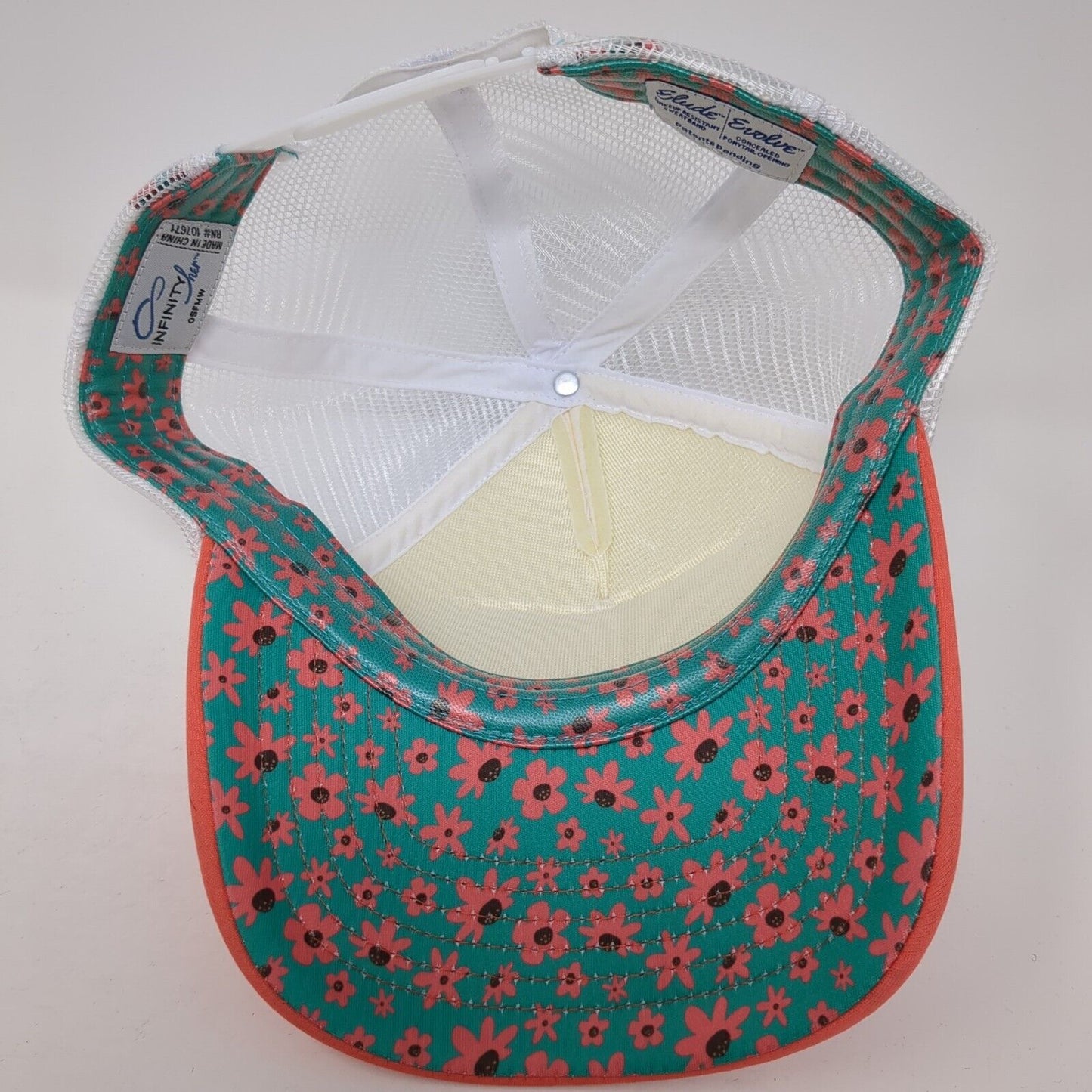 Bee Swell Flower Farm Women's Snapback Trucker Hat Multi One Size