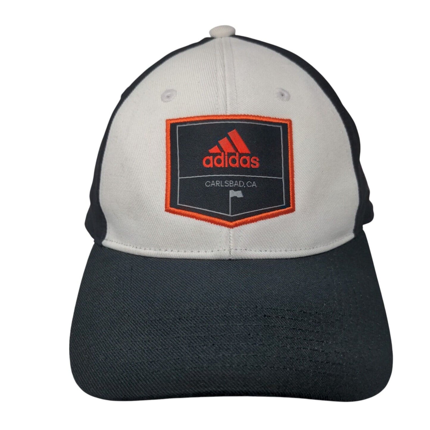 Adidas Carlsbad CA Snapback Hat Black OSFM Adjustable Colorblock 6 Panel