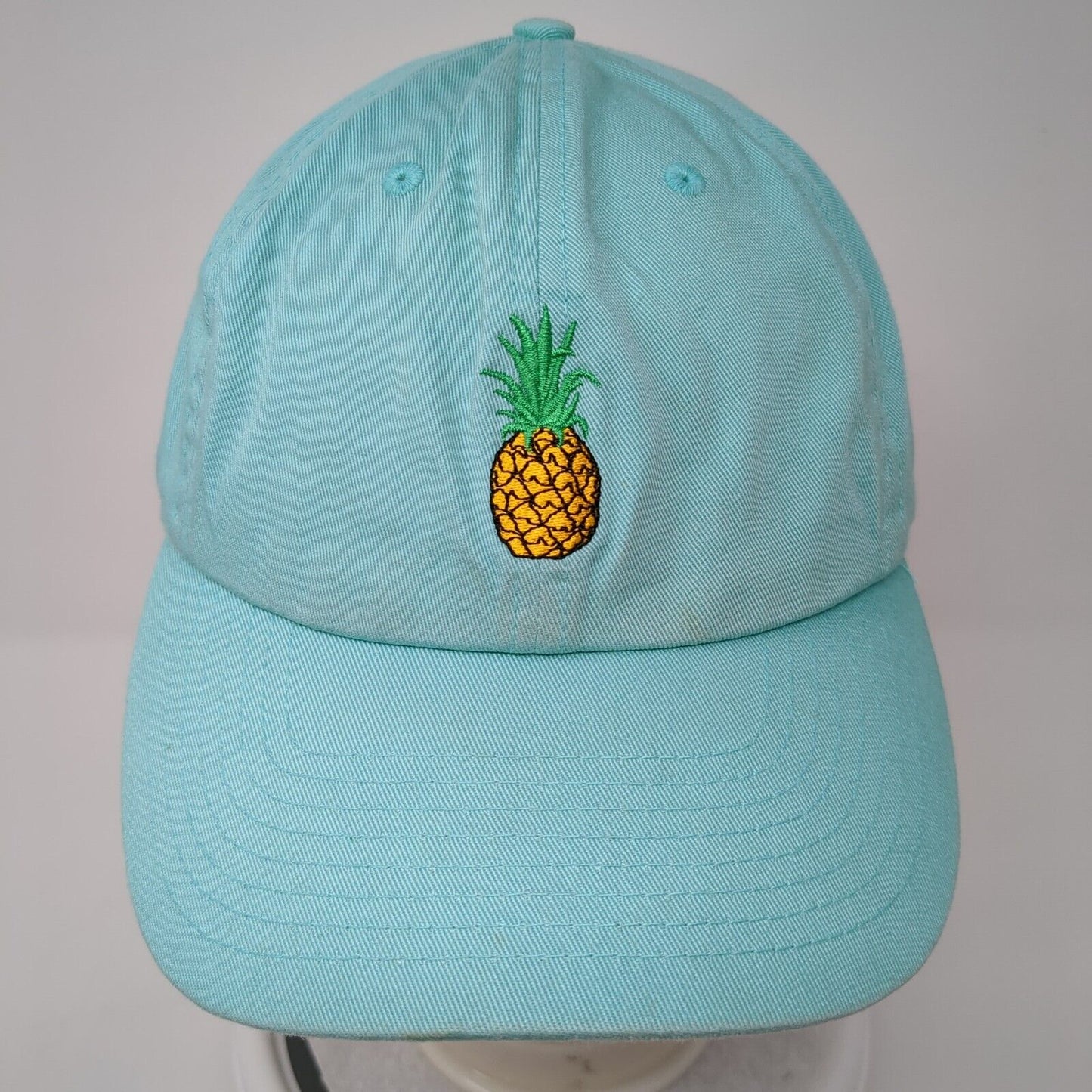Pineapple Slideback Hat Blue One Size Adjustable KB ETHOS Fashion
