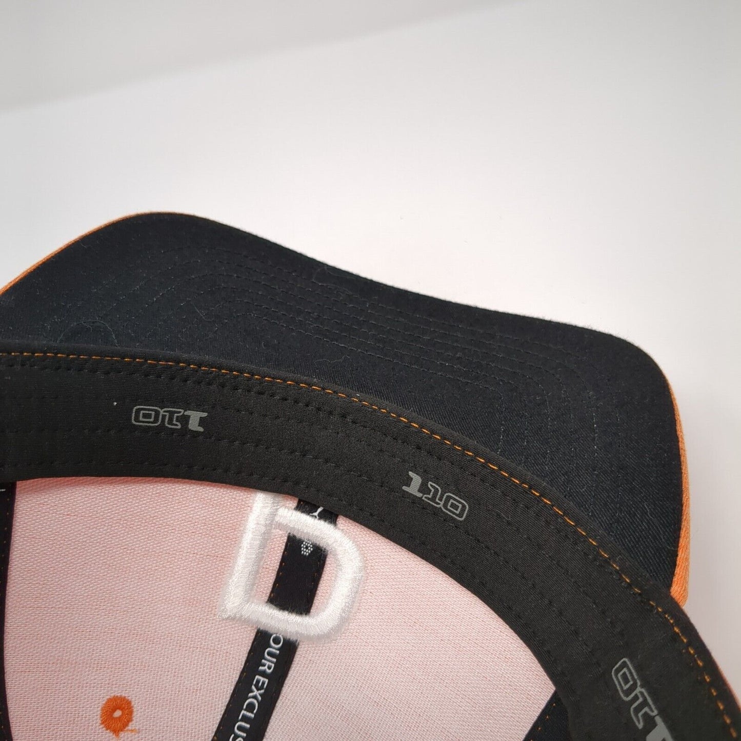 Letter P Puma Snapback Hat Orange Youth One Size 110 Tour Exclusive