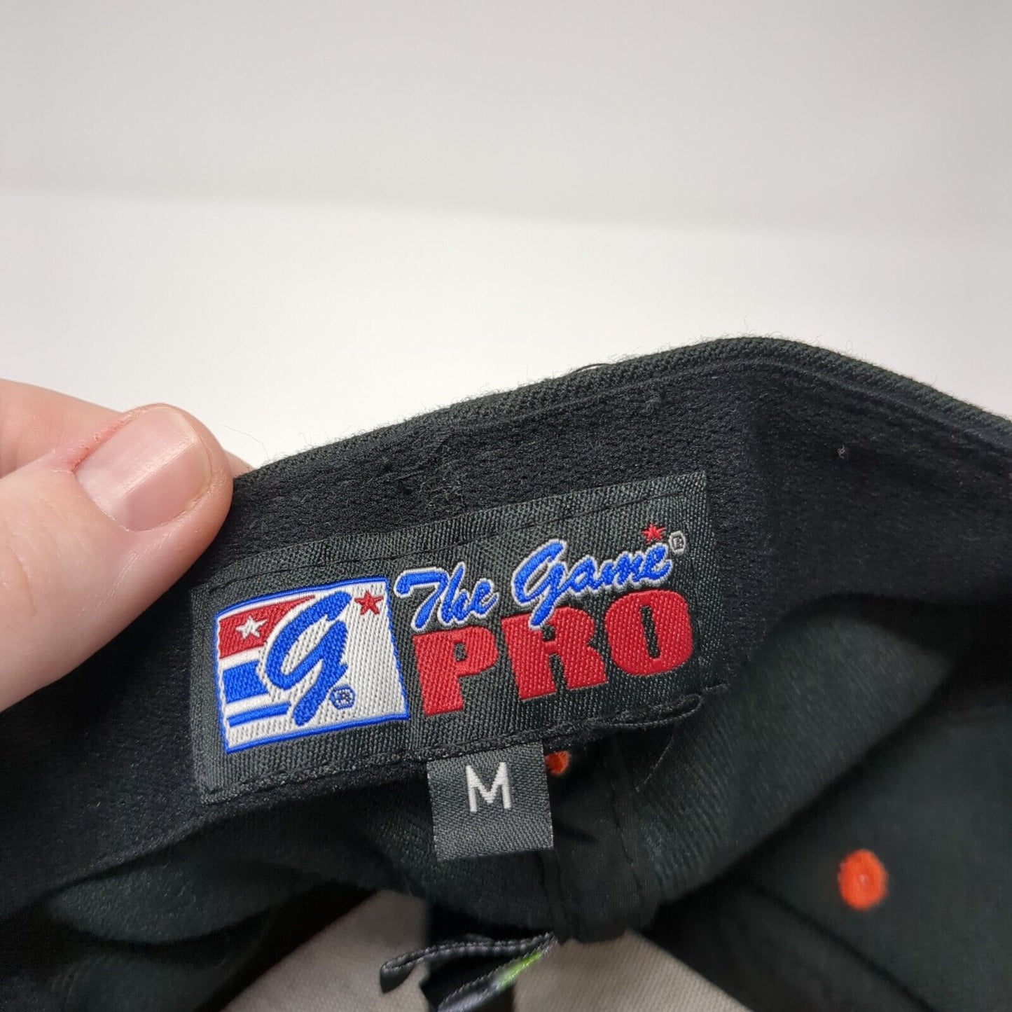 Philadelphia Phillies Fitted Hat Black Medium Embroidered 6 Panel The Game Pro