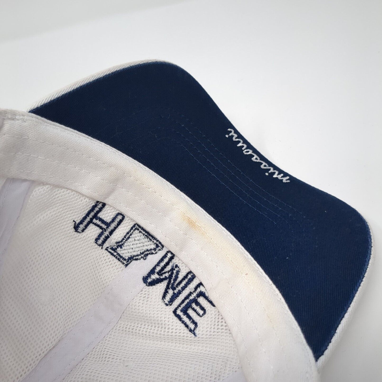 HOME Missouri Slideback Hat White One Size Adjustable Embroidered State of Mine