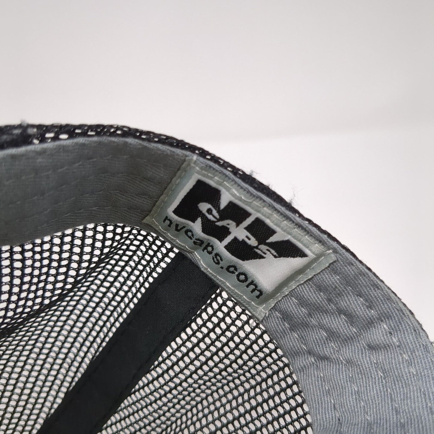 MCC Snapback Trucker Hat Gray One Size Mesh Back Embroidered NV Caps