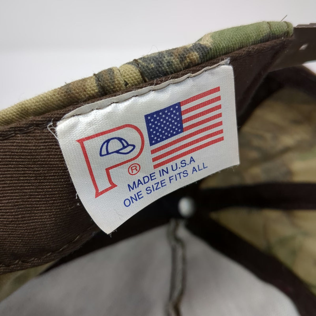 Trucker Green Brown One Size Compound Bow Hunter Embroidery Snapback Hat Vintage