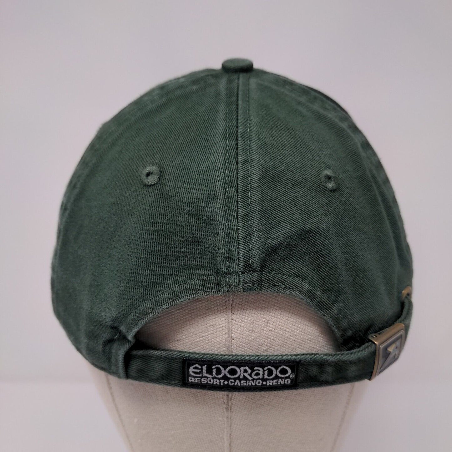 Beat The Boss Slideback Hat Green OSFA Classic Cut Eldorado Resort Casino