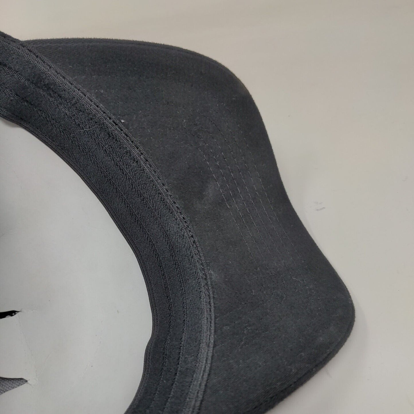 C Combat Fitted Hat Black One Size Embroidered 6 Panel Vent Holes