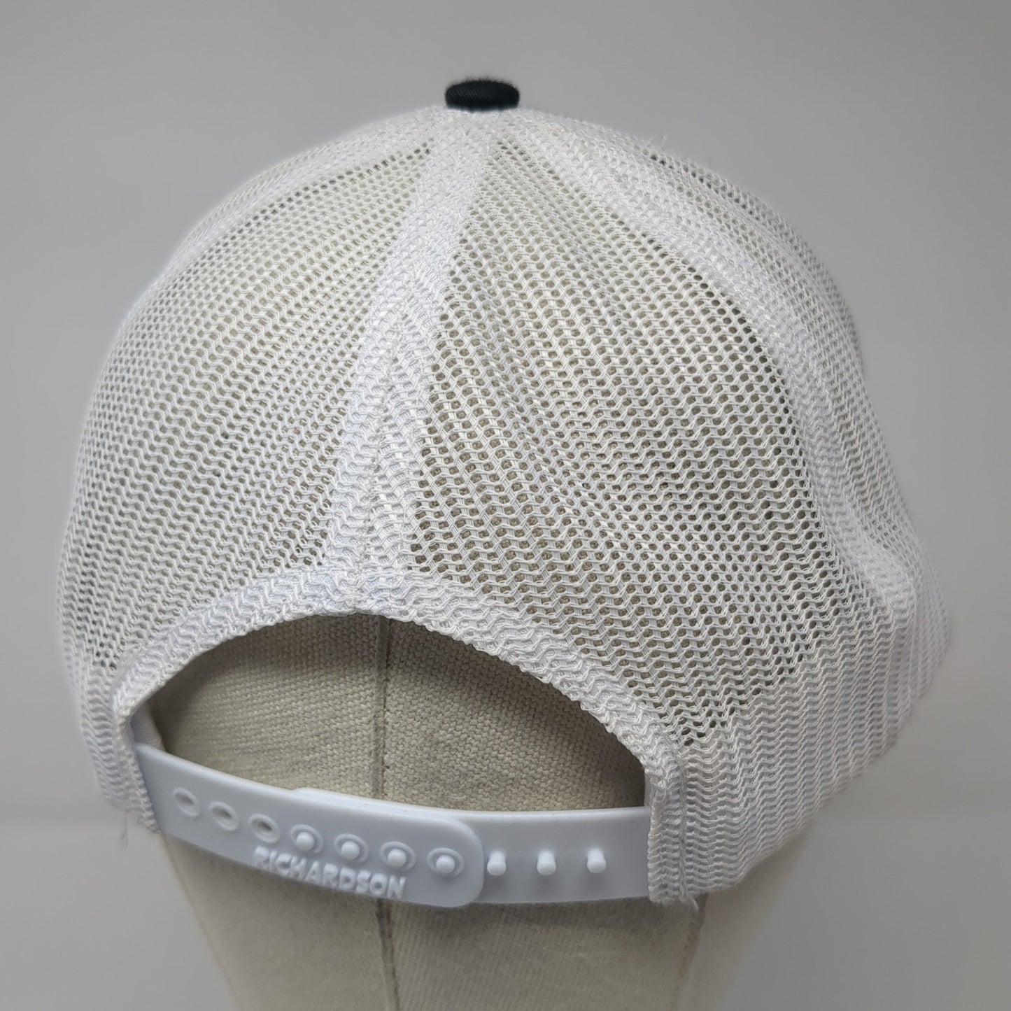Summer Lawns Snapback Trucker Hat Black One Size Adjustable Mesh Back Richardson