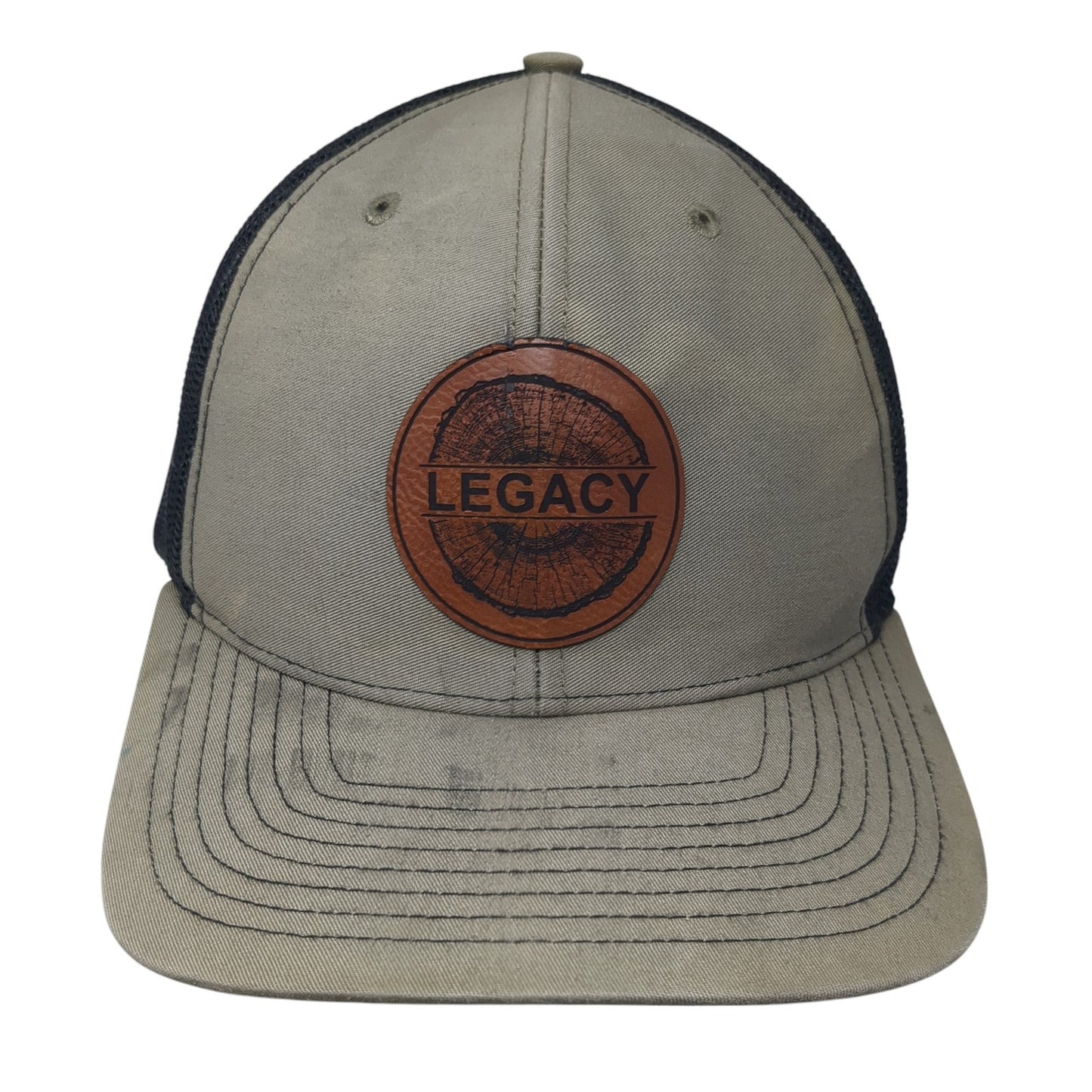 Legacy Snapback Trucker Hat Brown One Size Adjustable Mesh Back Richardson