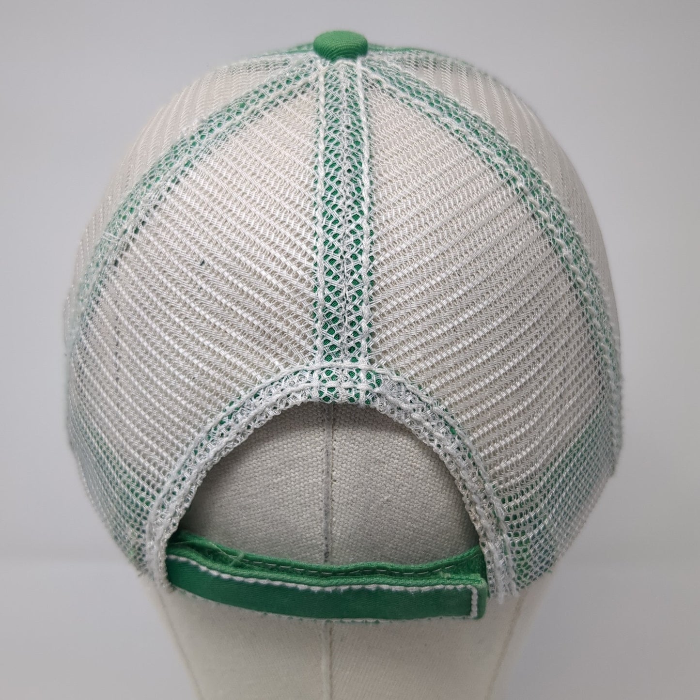 Be An Outsider Strapback Trucker Hat Green One Size Mesh Back Paramount