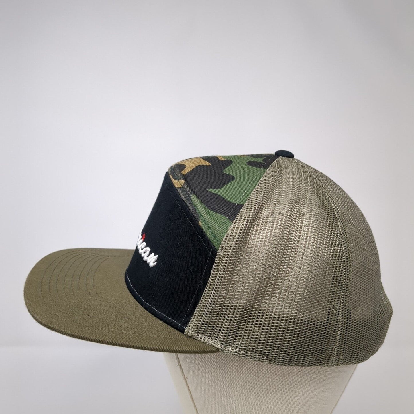 American Snapback Trucker Hat Multicolor OS Adjustable Mesh Back Richardson