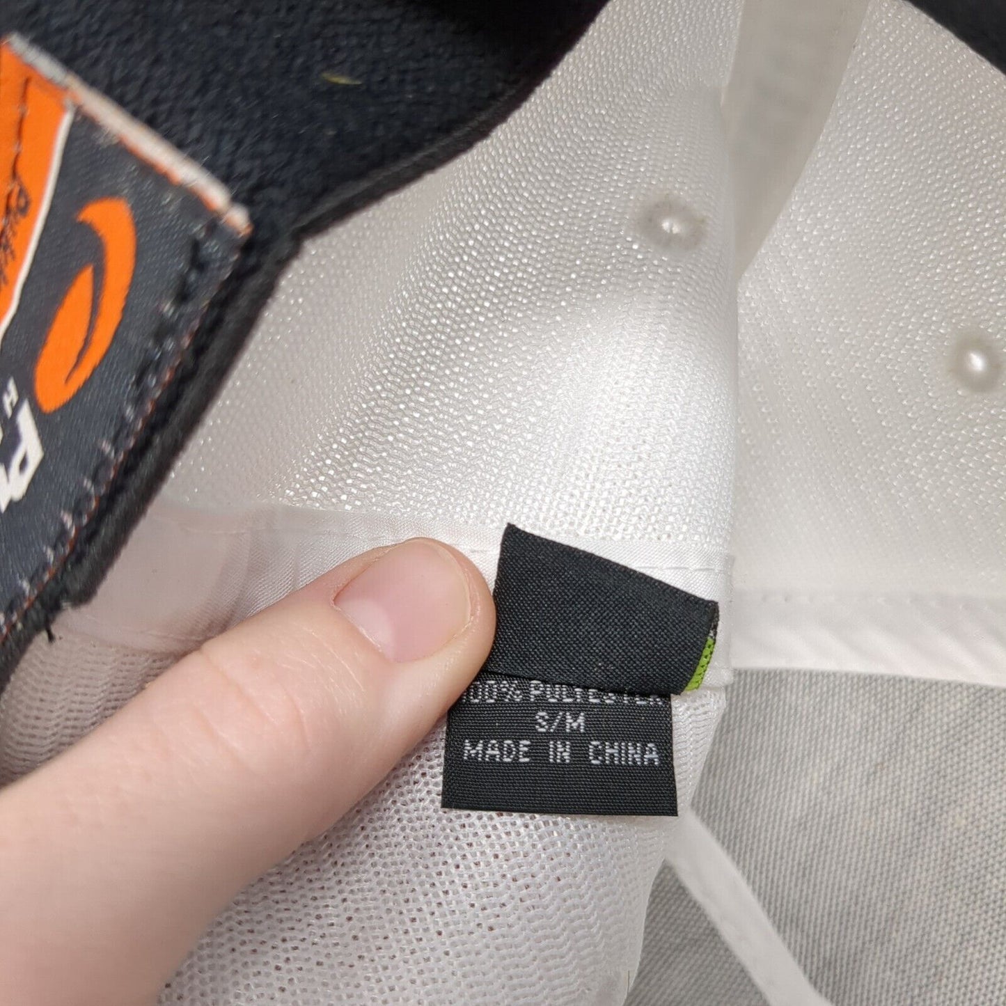 SpurWing The Club Fitted Mesh Back Trucker Hat Gray S/M A-Flex Pukka