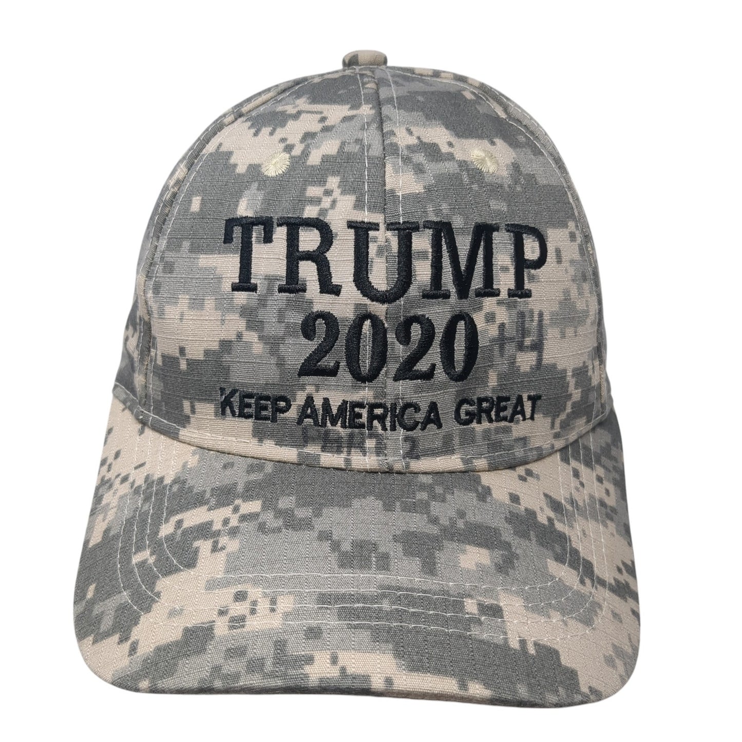 Trump 2020 Keep America Great Strapback Hat Multi Camo One Size 6 Panel