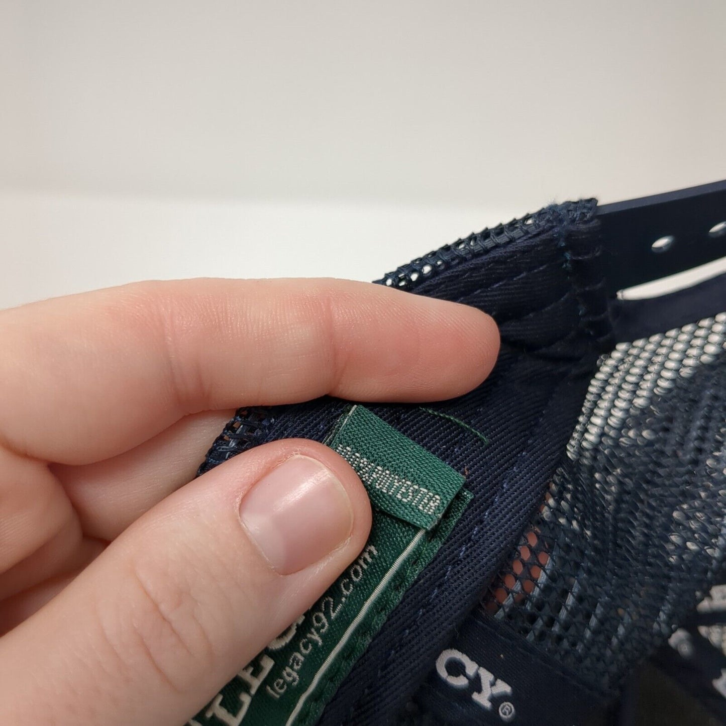 Young Life Washington Family Ranch Snapback Trucker Hat Blue OS Mesh Rope Legacy