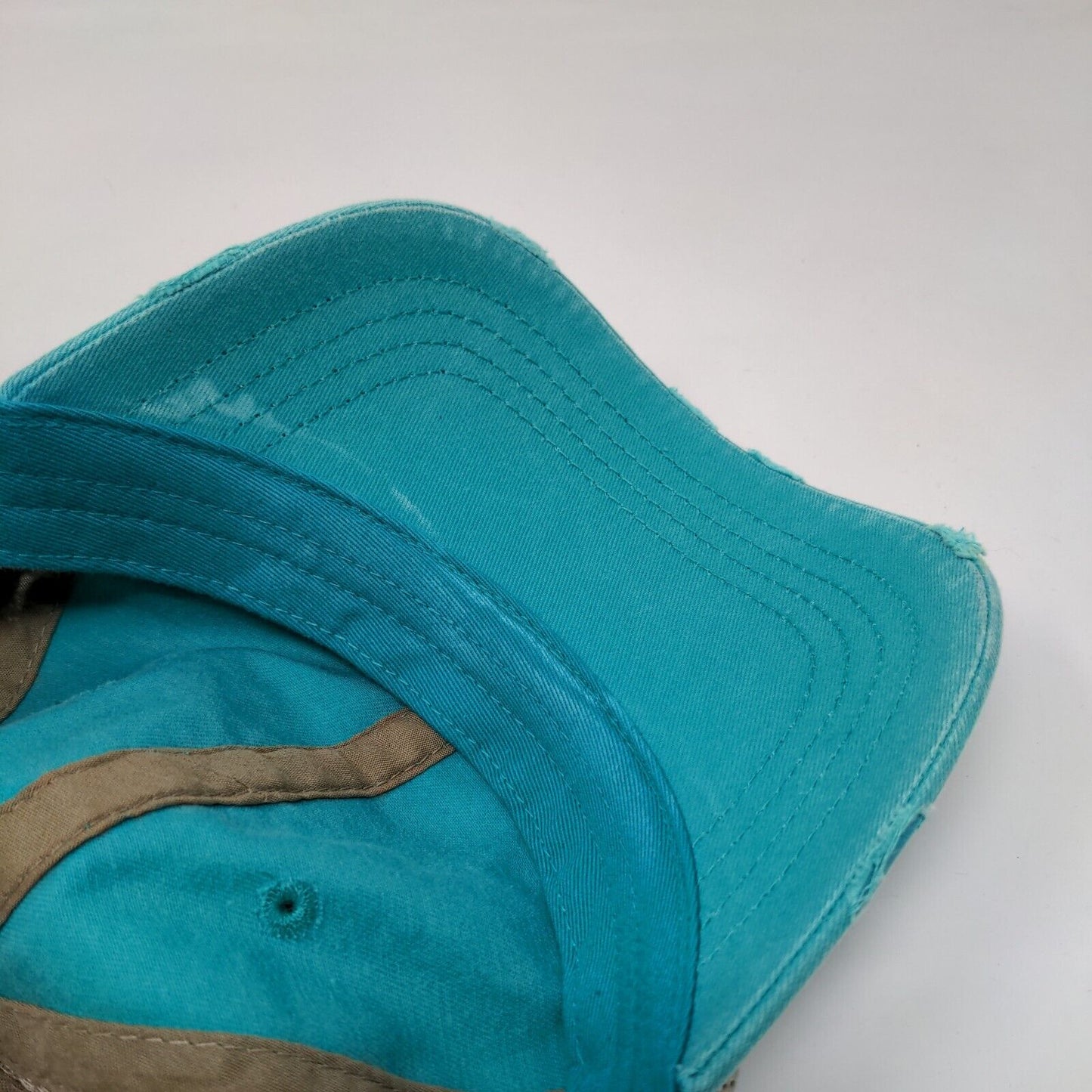 KB ETHOS Strapback Trucker Hat Ponytail Caps Multicolor OS Distressed Blank