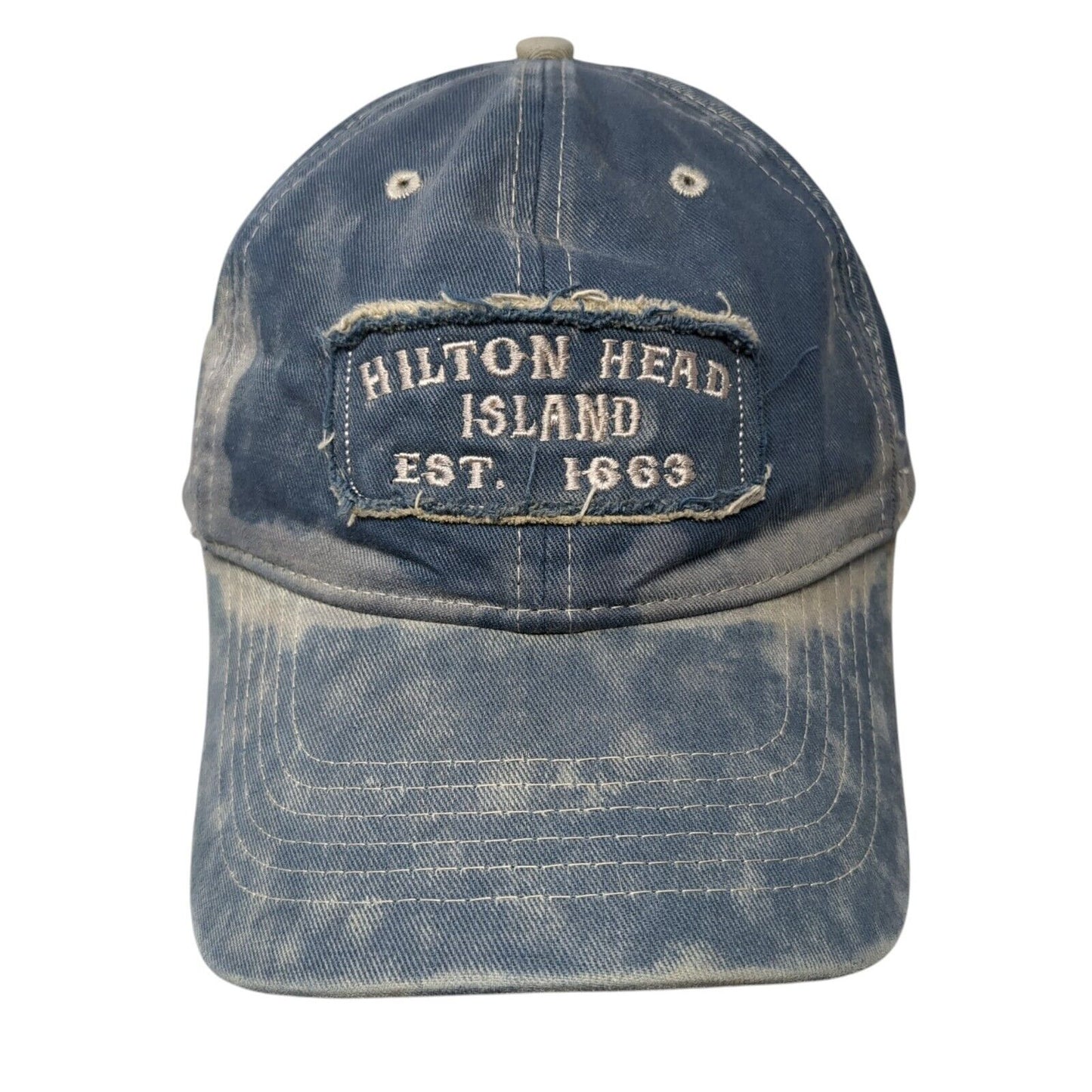 Hilton Head Island Slideback Hat Blue One Size Adjustable 6 Panel