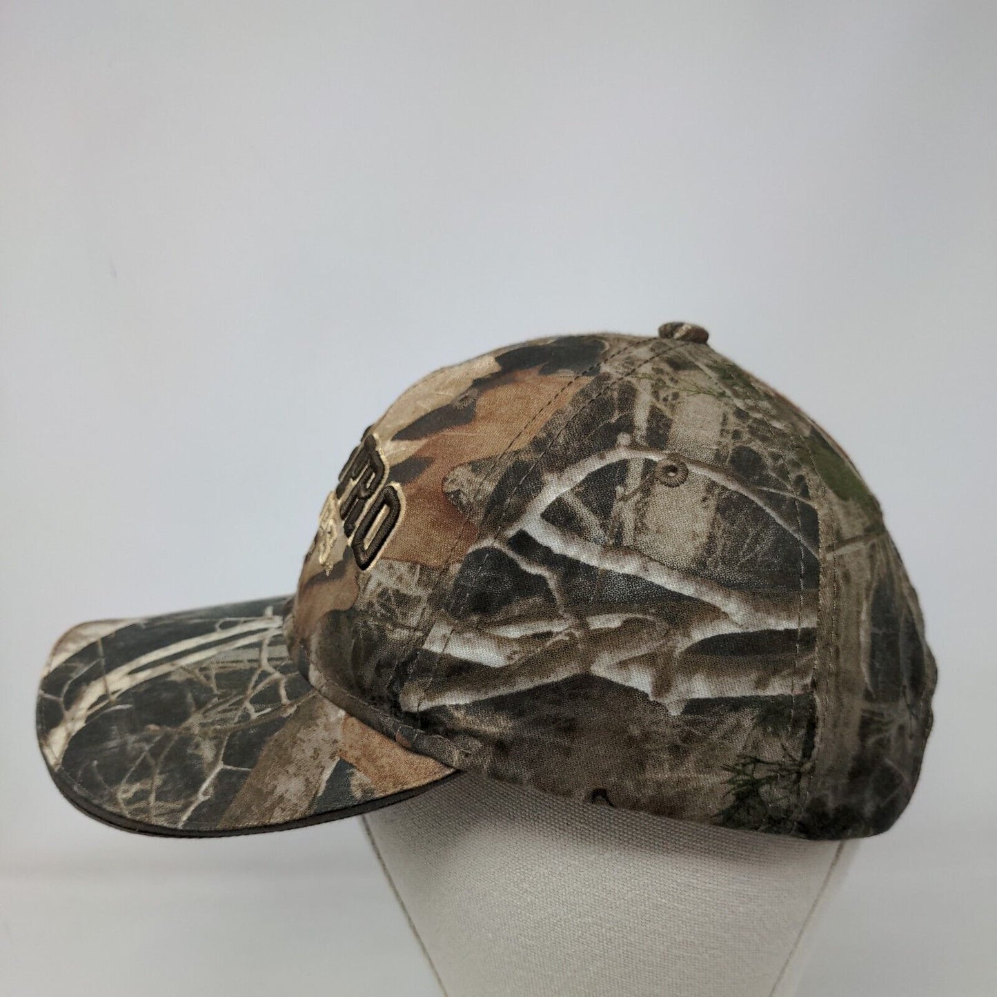 Bass Pro Shops Est. 1972 Slideback Hat Camouflage OSFA Embroidered Gone Fishing