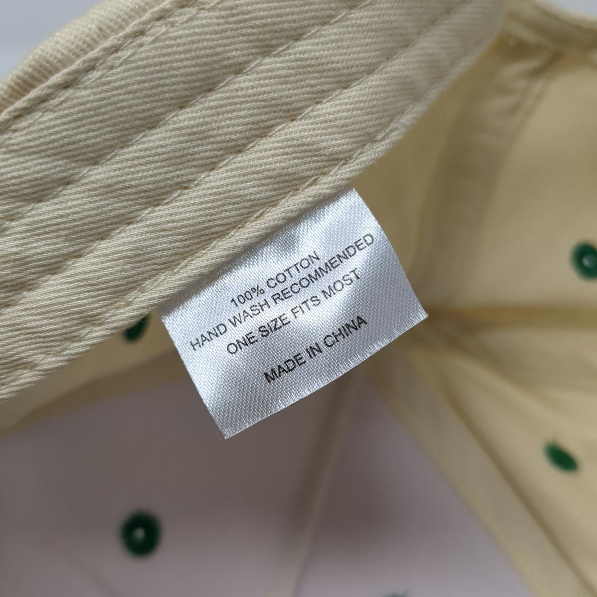 Del Maguey Single Village Mezcal 5 Panel Hat Beige Green One Size Slideback Cap