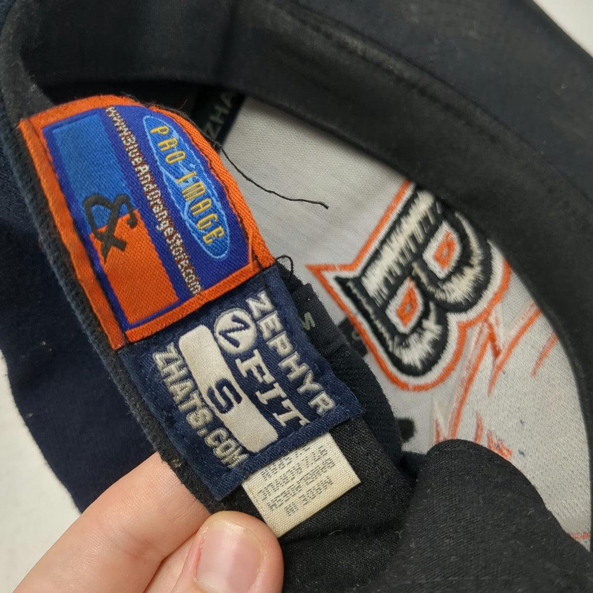 Boise State Broncos NCAA Zephyr Blue S Cap Fitted 3D Embroidery Stretch Fit Hat