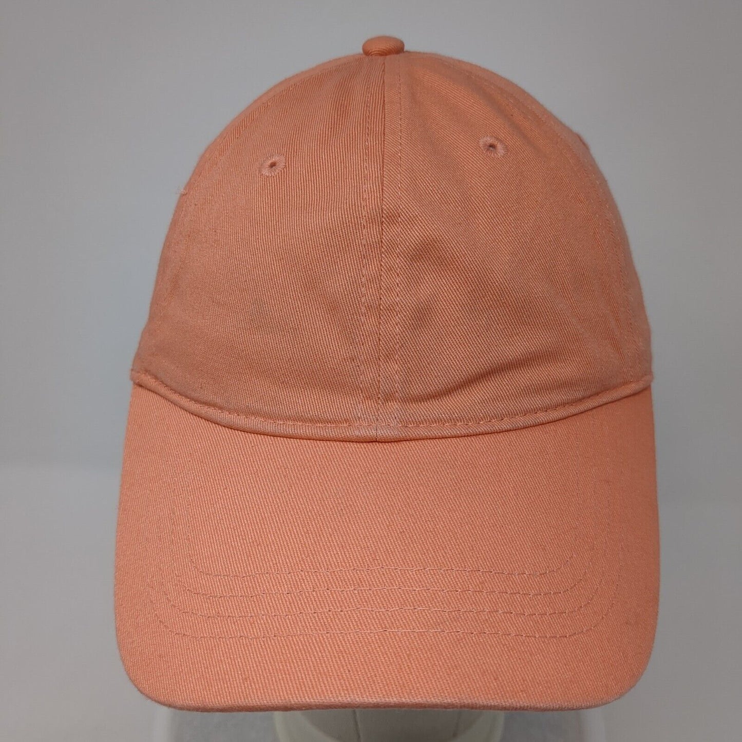 Old Navy Slideback Hat Orange One Size Adjustable Solid 6 Panel Blank