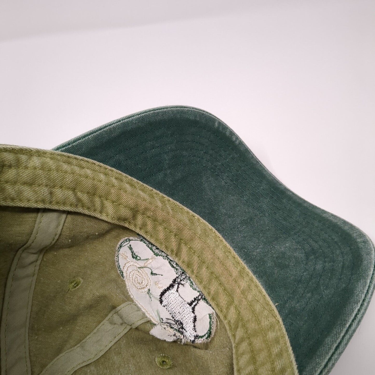 Canmore Canada Adult Slideback Hat Green OS Adjustable Embroidered Patriotic