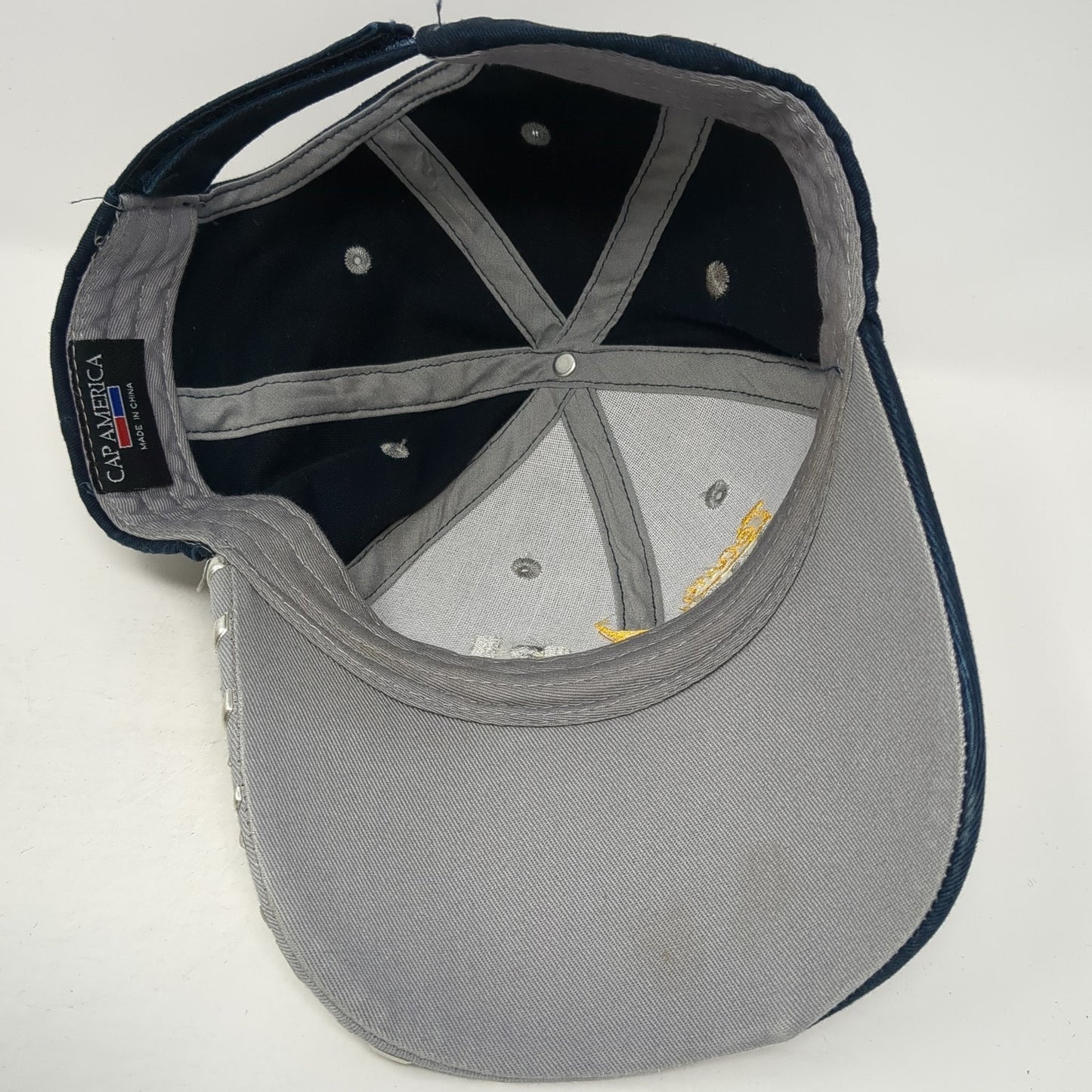 Team WSCBI Strapback Hat Blue One Size Adjustable 6 Panel Cap America