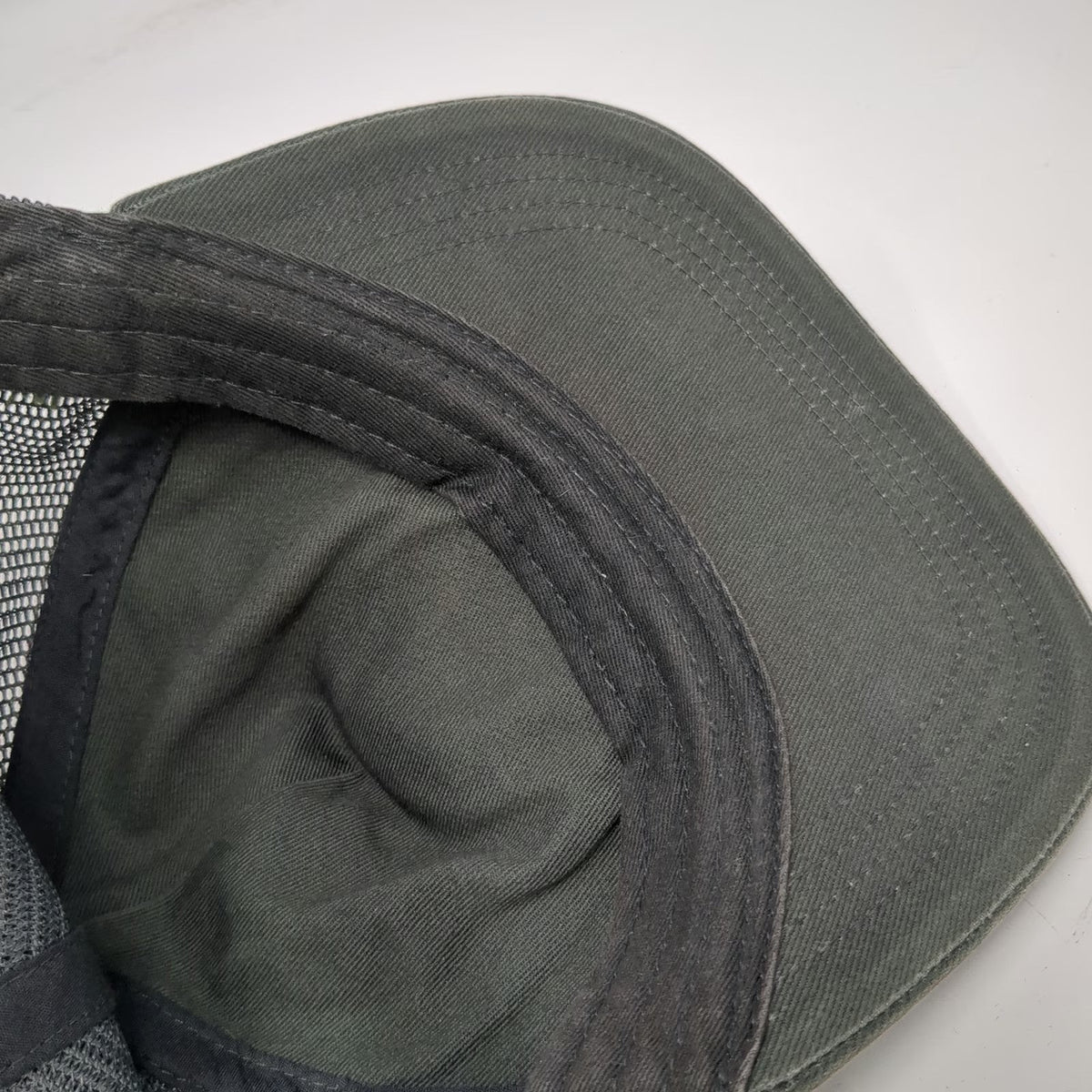 Green Trucker Hat One Size Mesh Back Rope Tree Patch Logo Snapback Outdoor Cap
