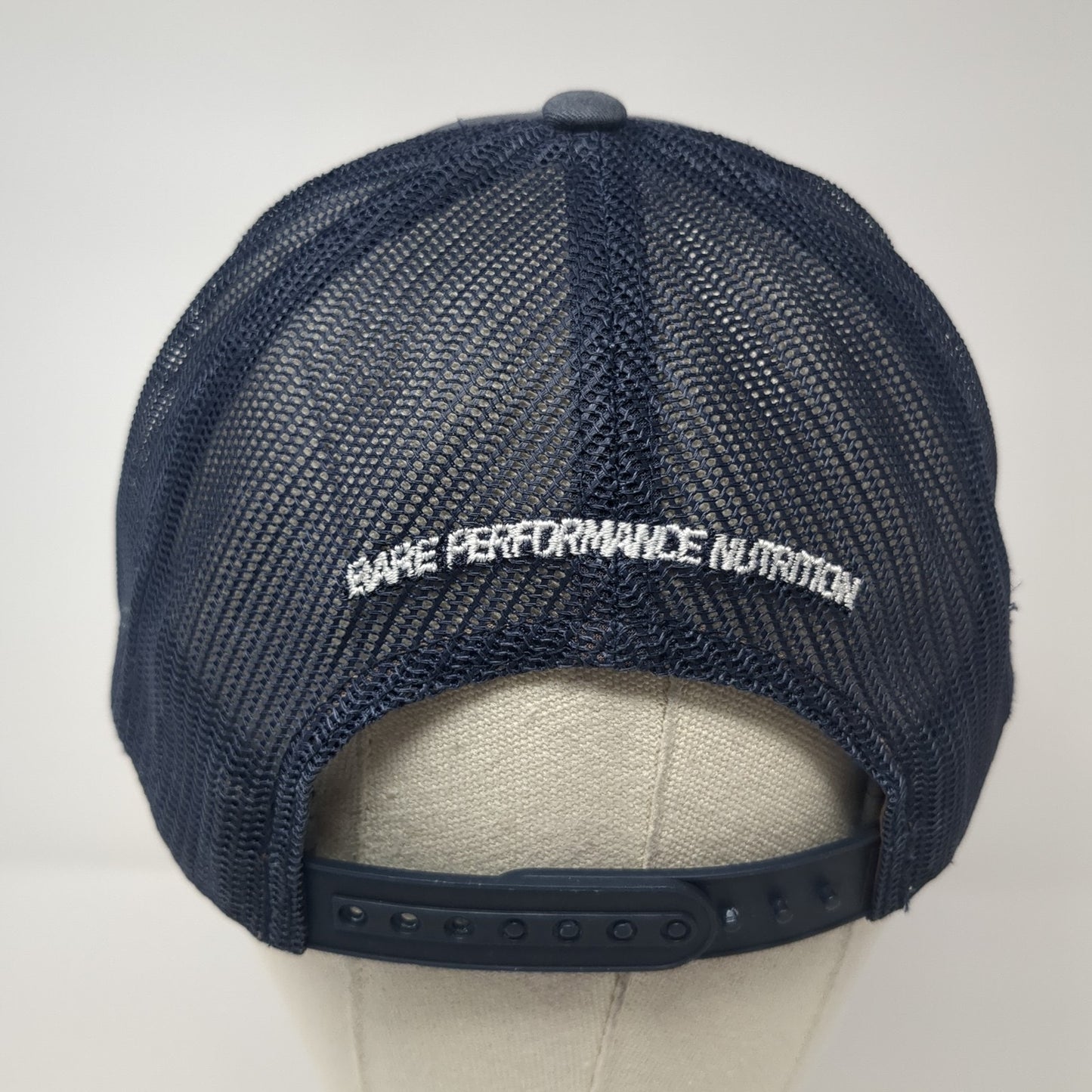 USA Flag Bare Performance Nutrition Trucker Hat Black One Size Adjustable