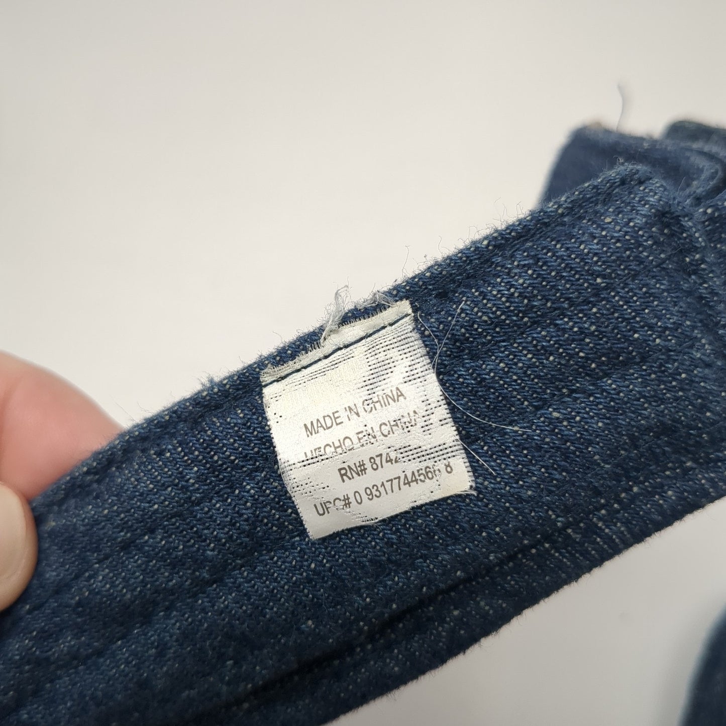 Unbranded Strapback Sun Visor Hat Blue One Size Adjustable Denim Blank