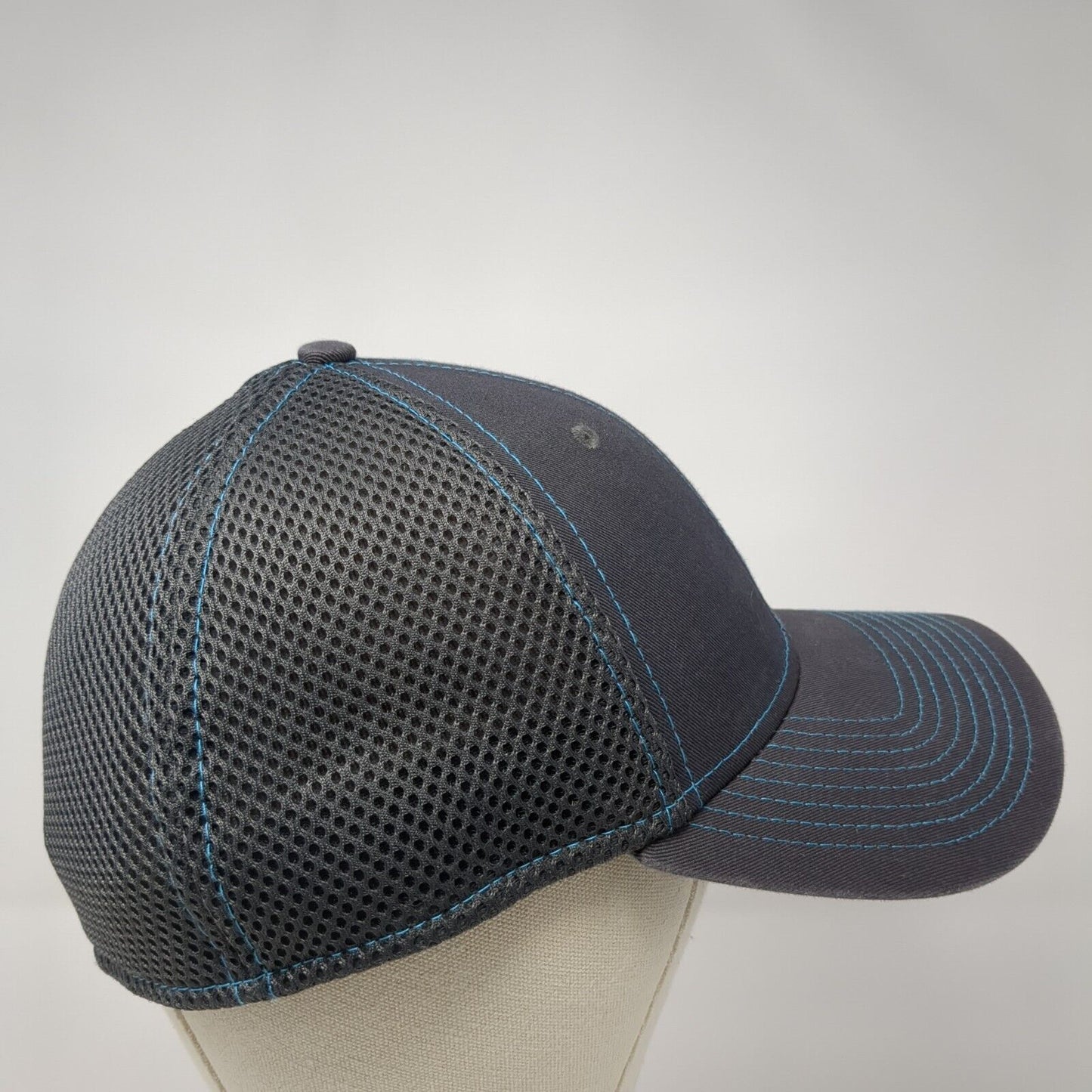 Bayer Life Fitted Hat Gray L/XL Embroidered Logo 6 Panel 39Thirty New Era