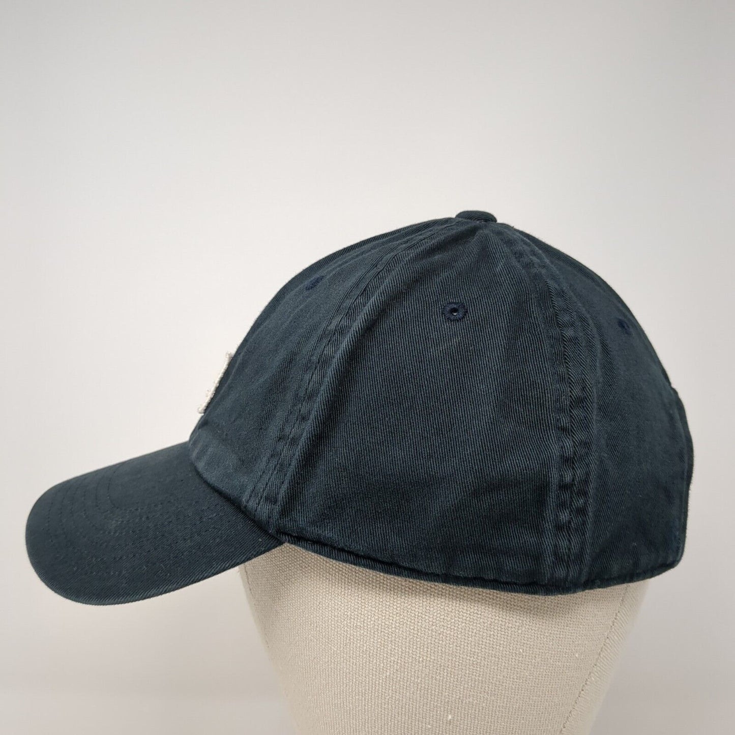 American Flag Slideback Hat Black S/M Adjustable Embroidered Patriotic Gap