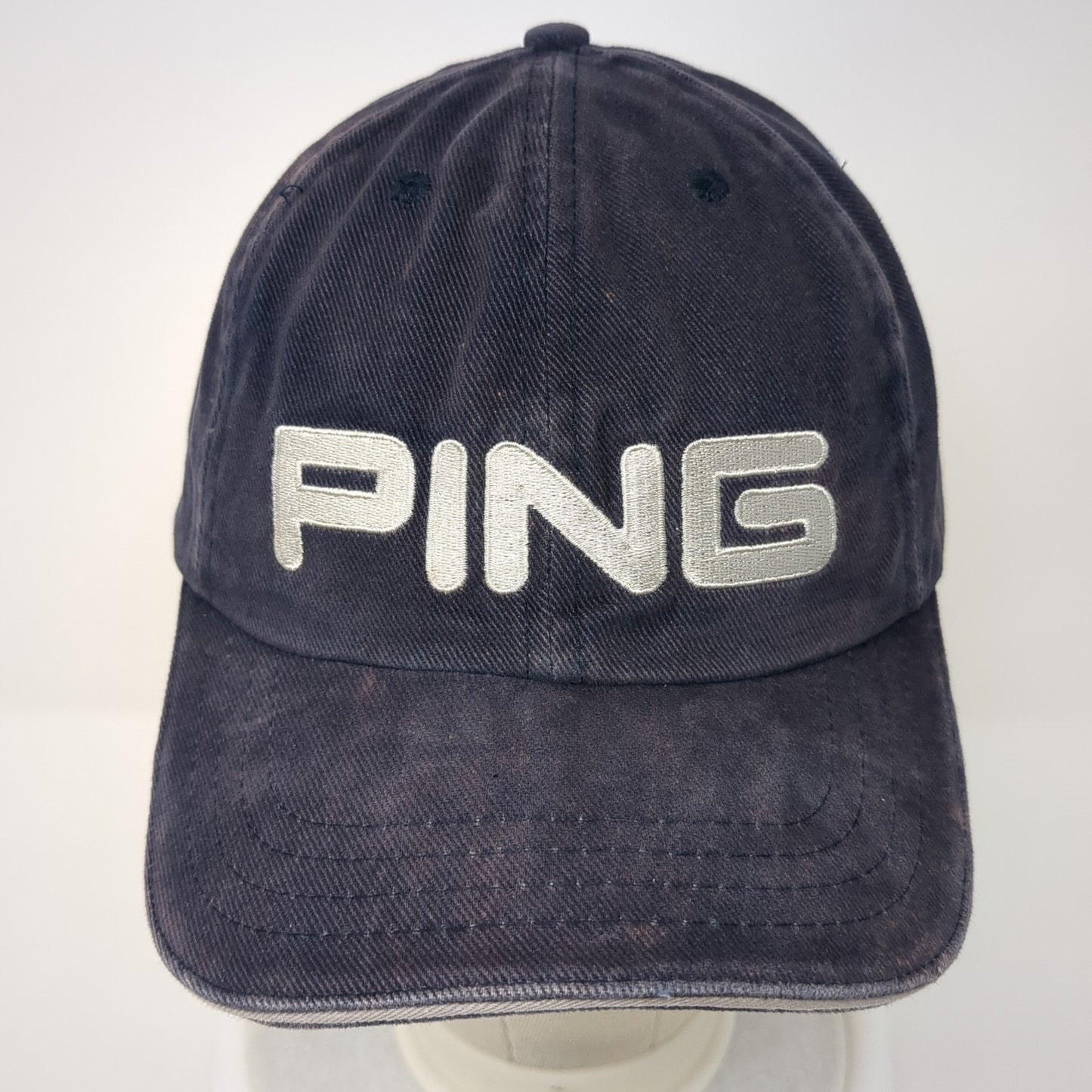 Ping Slideback Baseball Cap Blue One Size Adjustable Embroidered 6 Panel
