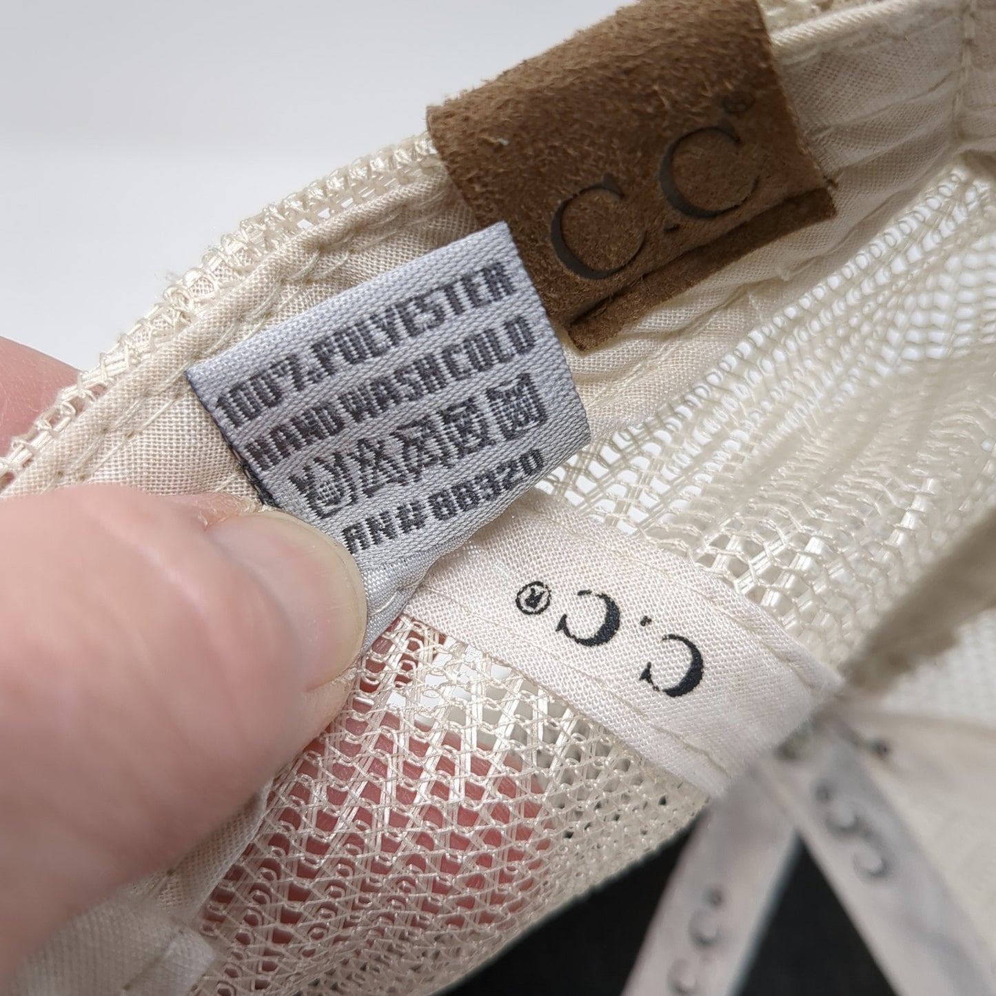 C.C Exclusives Trucker Hat Multi One Size Ponytail Leopard Animal Print