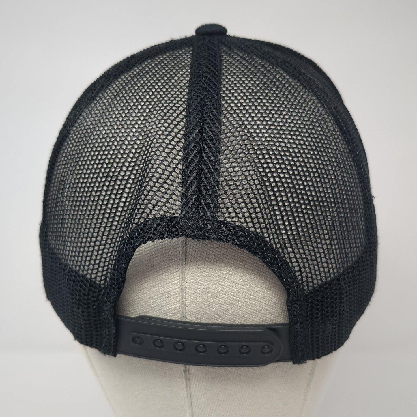 Seltzi Snapback Trucker Hat Black One Size Adjustable Mesh Back Decky
