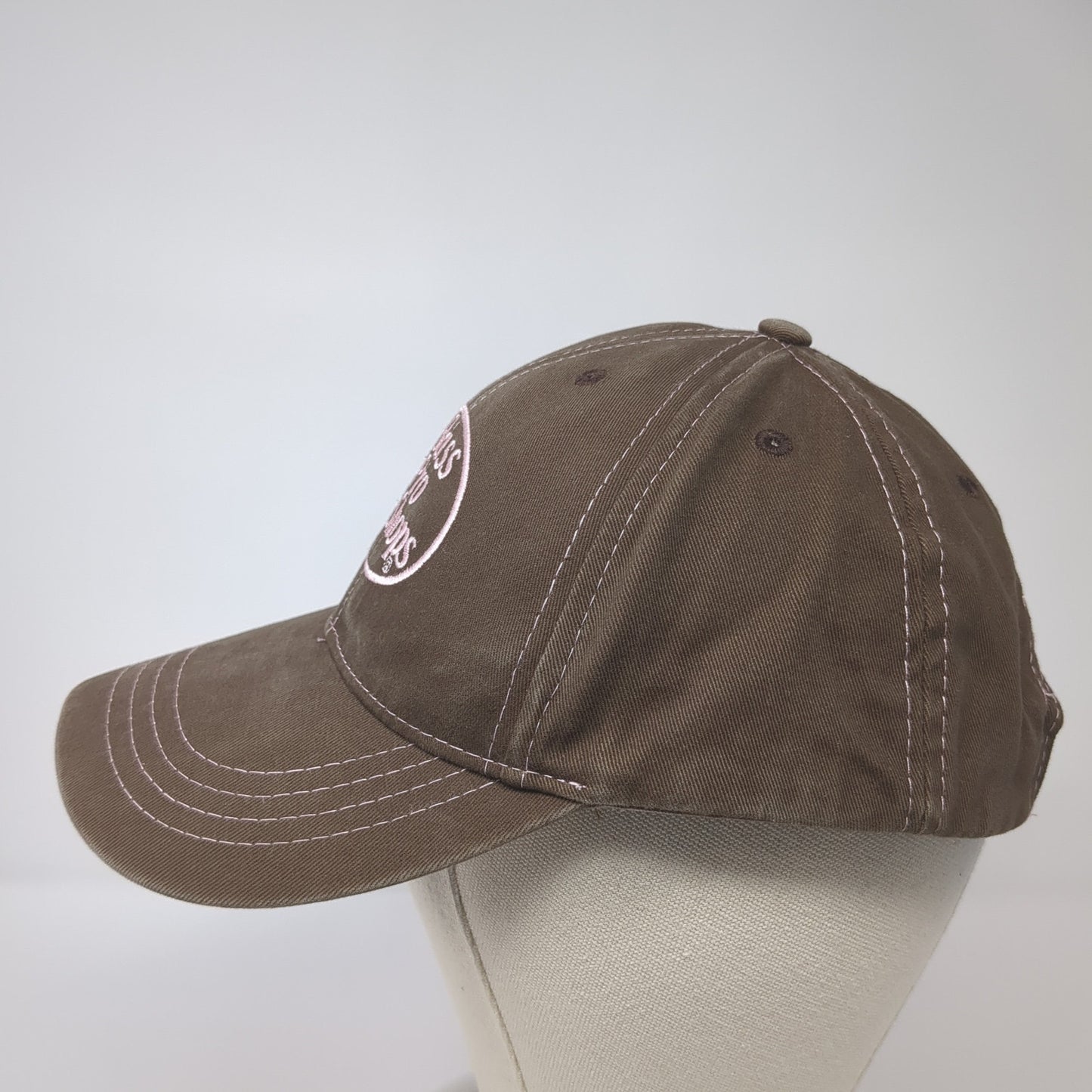 Bass Pro Shops Baseball Cap Brown One Size Adjustable Embroidered Gone Fishing