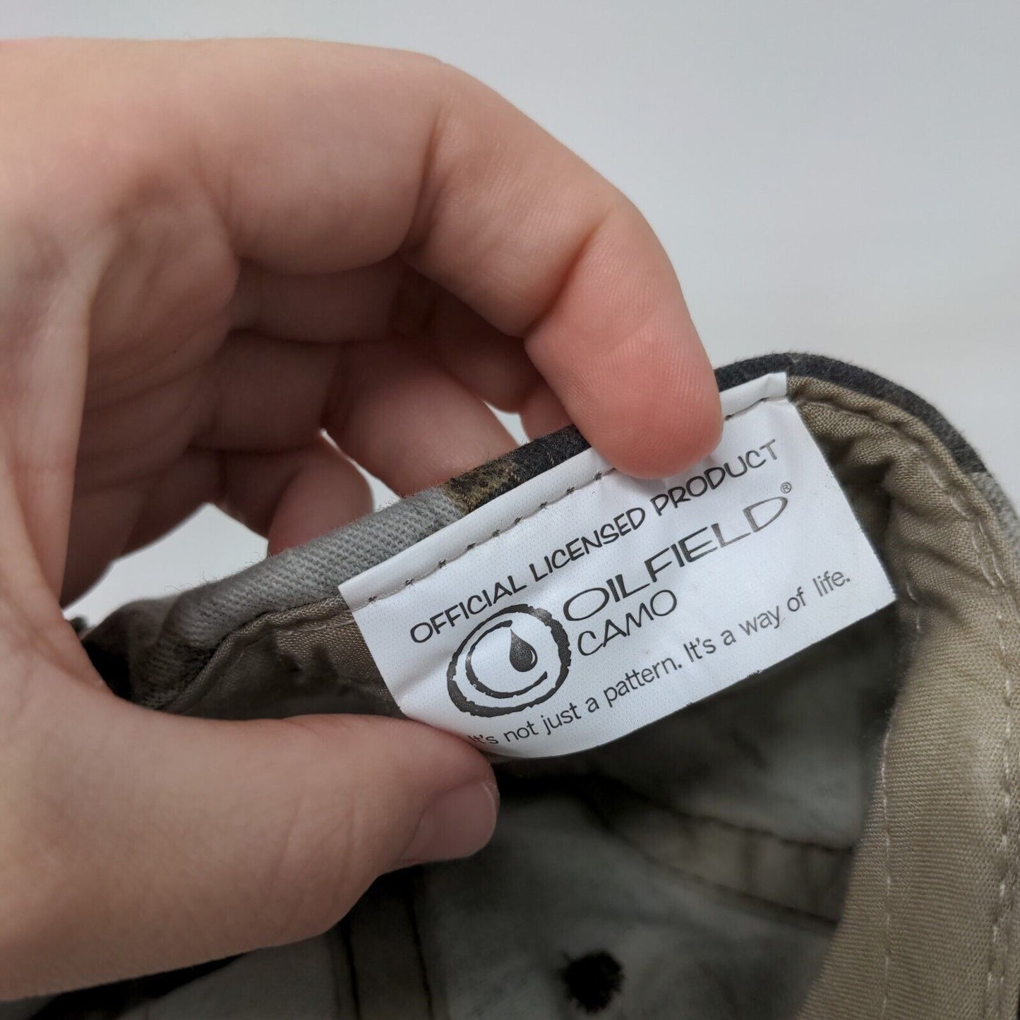 Rockwater Energy Solutions Strapback Hat Camouflage OSFA Embroidered Katl Cap