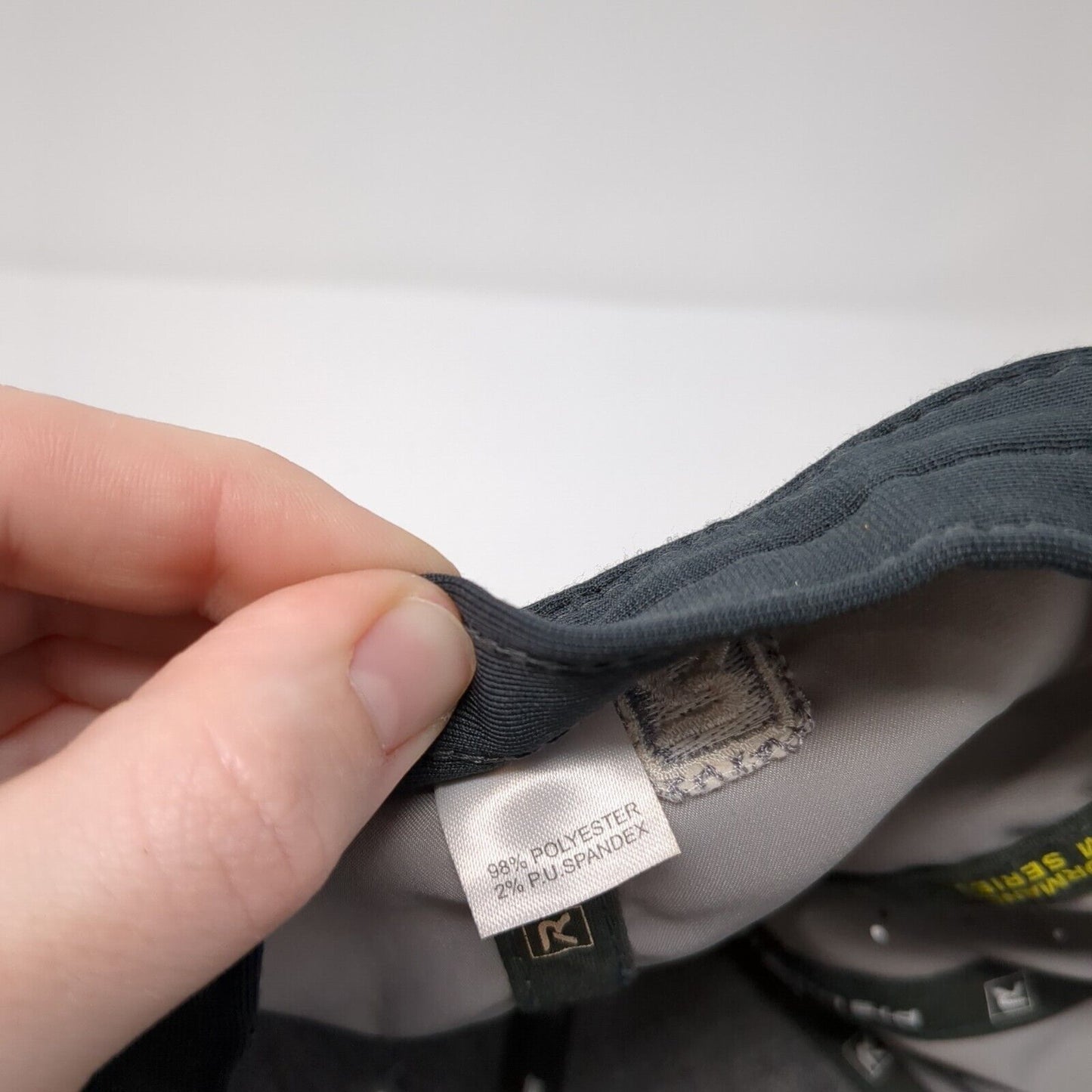 Denver Broncos Fitted Hat Gray L/XL Flexfit Embroidered PTS Lite Richardson