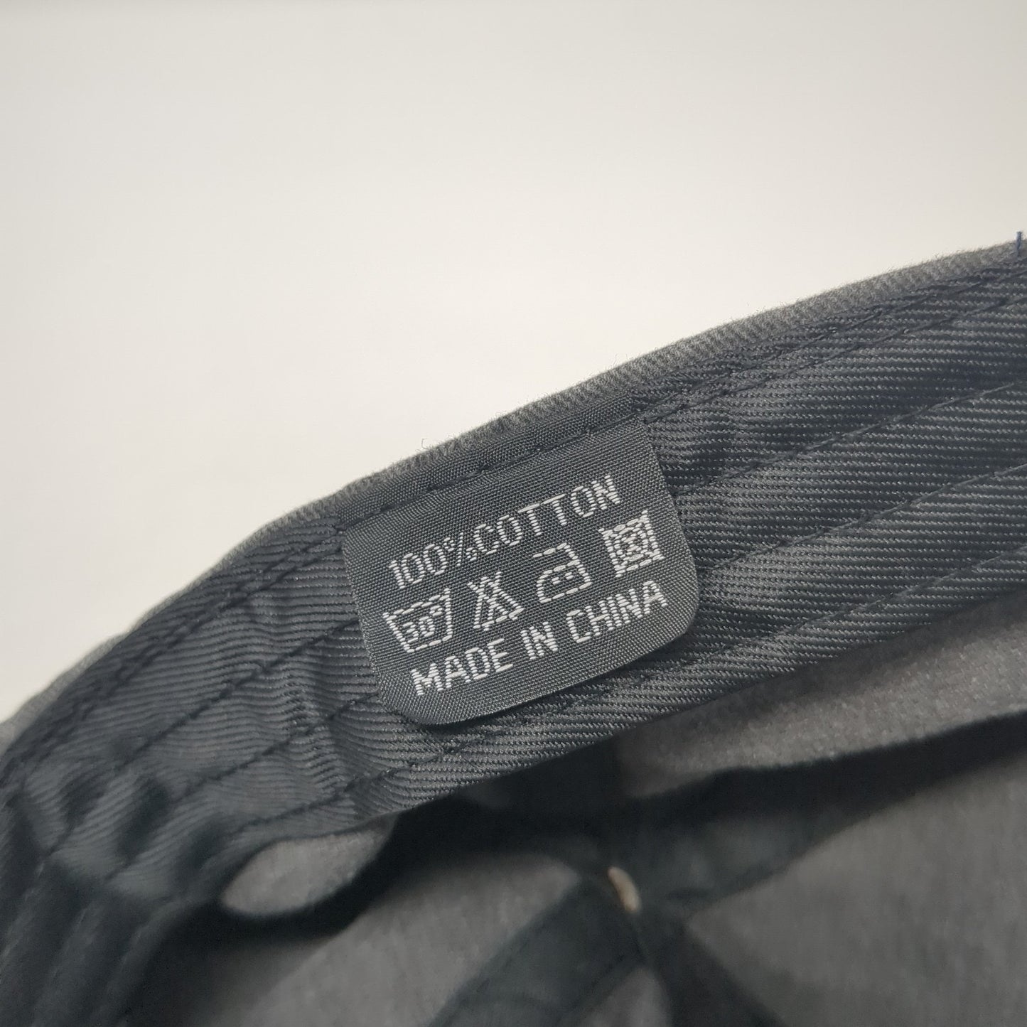 #BB Slideback Hat Gray One Size Adjustable Embroidered Vent Holes