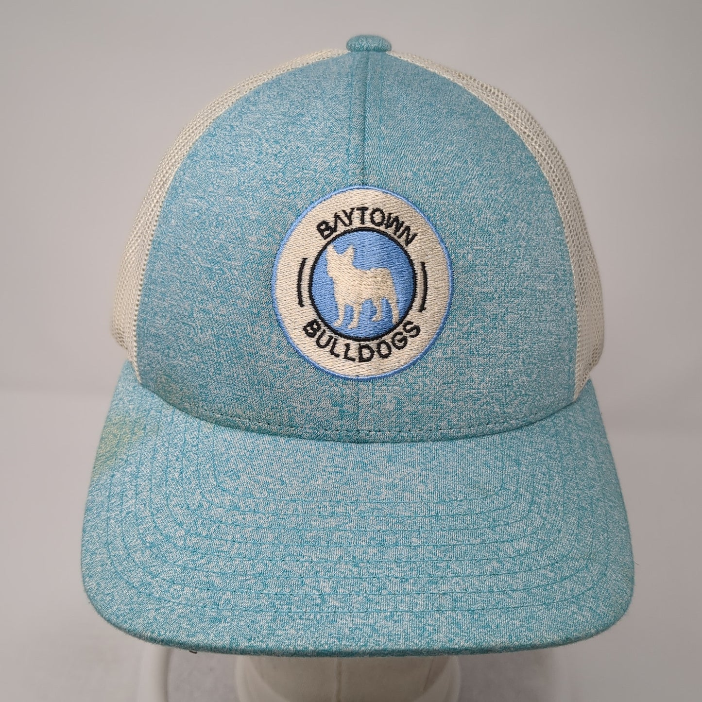 Baytown Bulldogs Trucker Hat Blue Large Adjustable Mesh Back Richardson