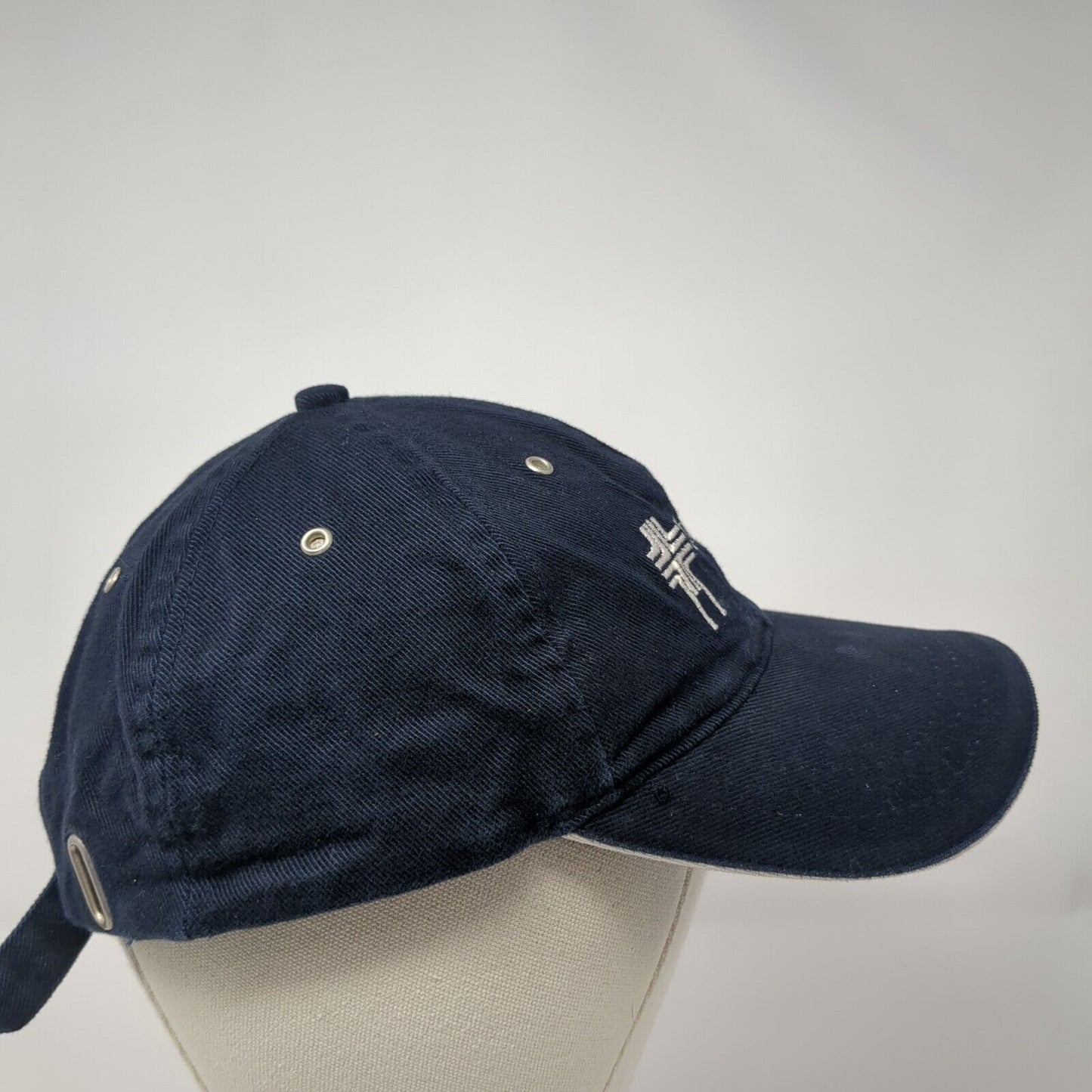 St Luke's Slideback Hat Blue One Size Adjustable Embroidered Fahrenheit