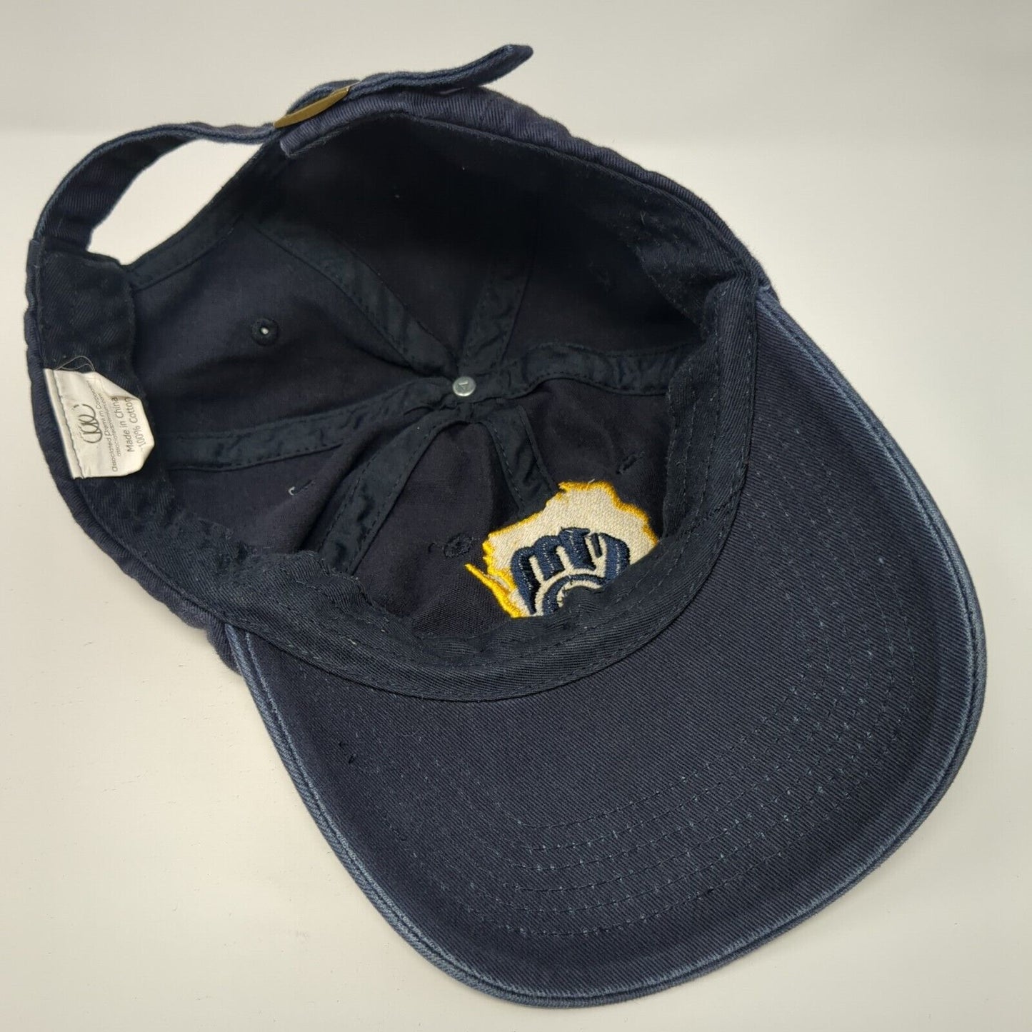 Miller Lite Slideback Hat Blue One Size Adjustable Embroidered Logo