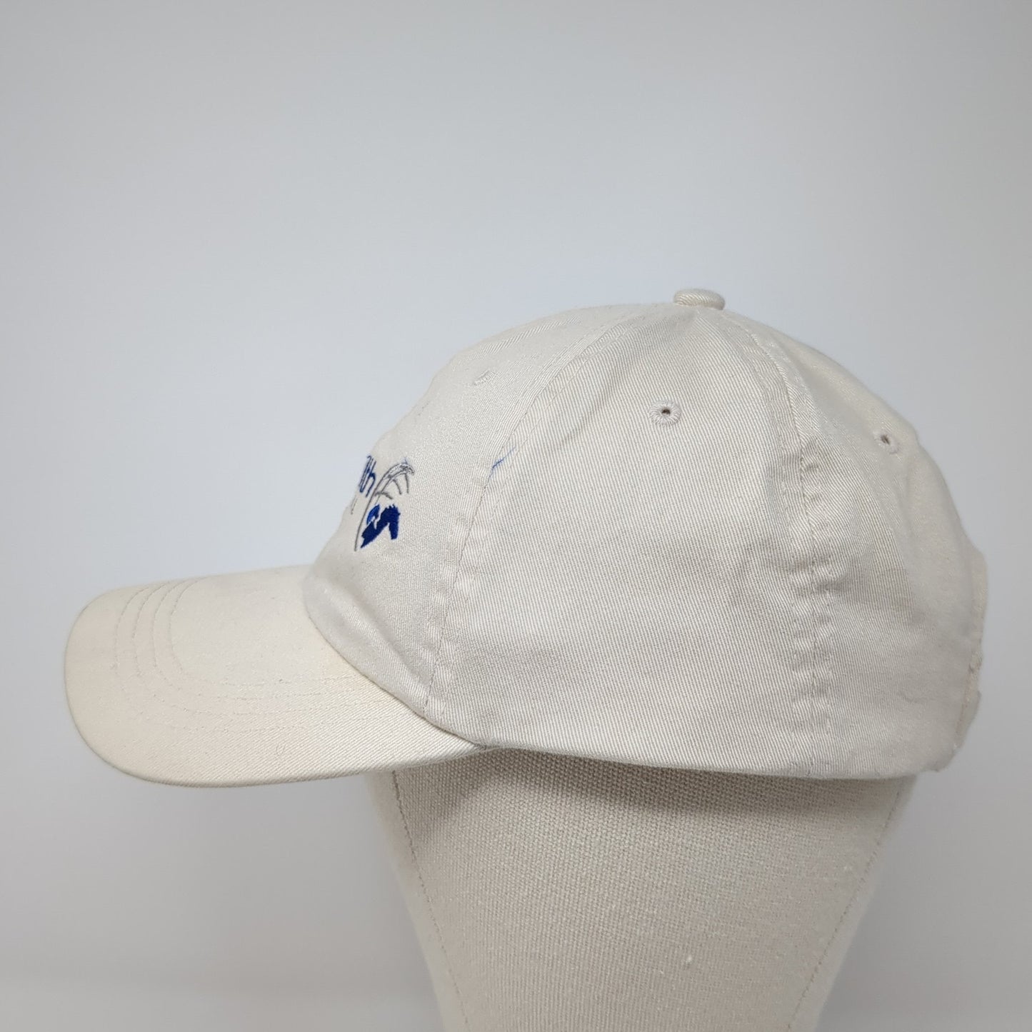 Animal Health International Strapback Hat Beige One Size Embroidered