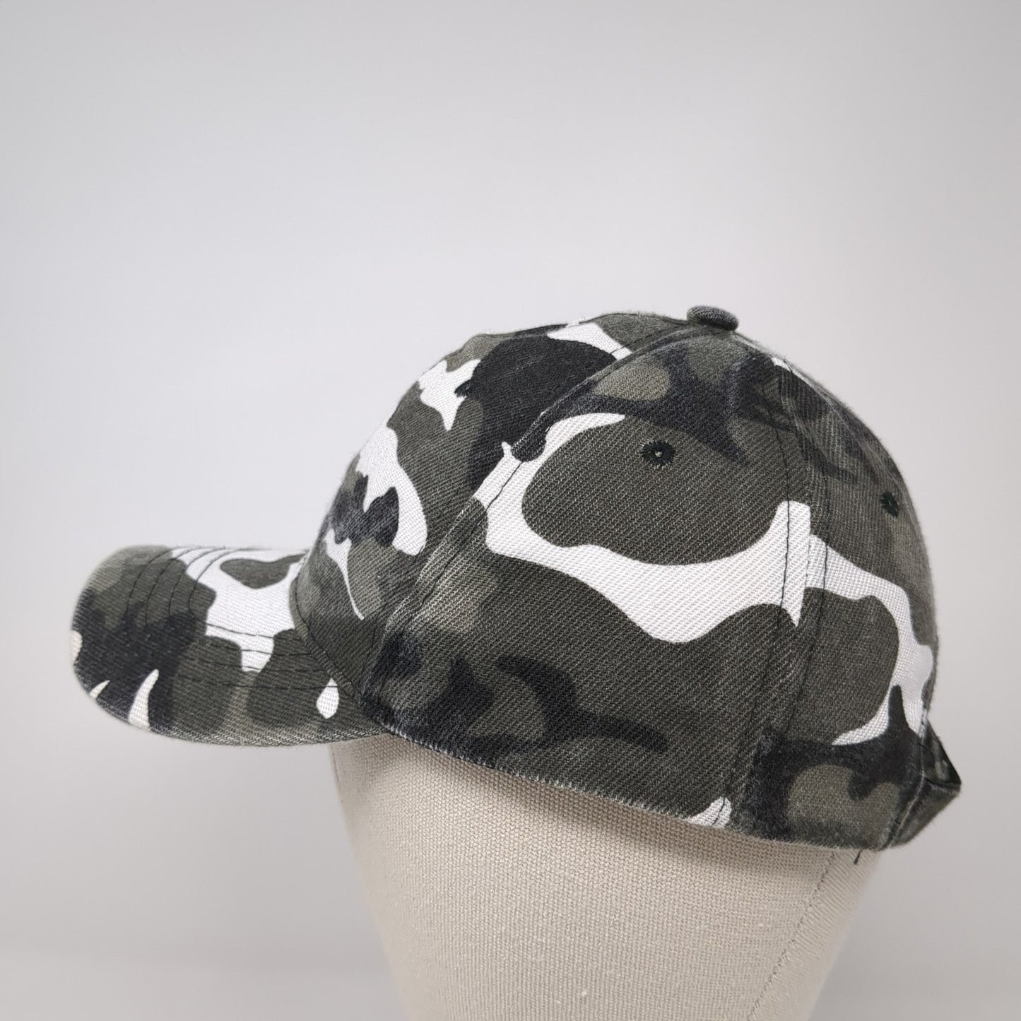 Unbranded Strapback Hat Multi One Size Adjustable Camouflage Blank