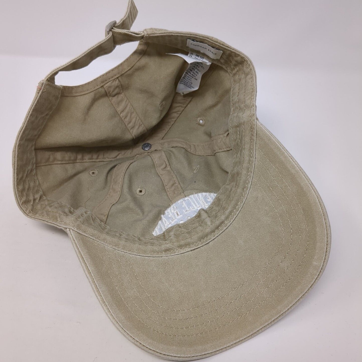 Venice Beach Swim Club Slideback Hat Tan OS Adjustable 6 Panel American Eagle